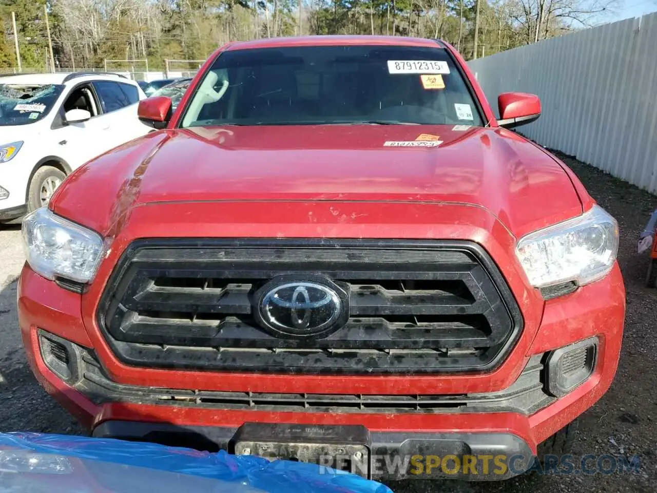 5 fotografías del automóvil dañado 3TMCZ5AN8NM530229 TOYOTA TACOMA 2022