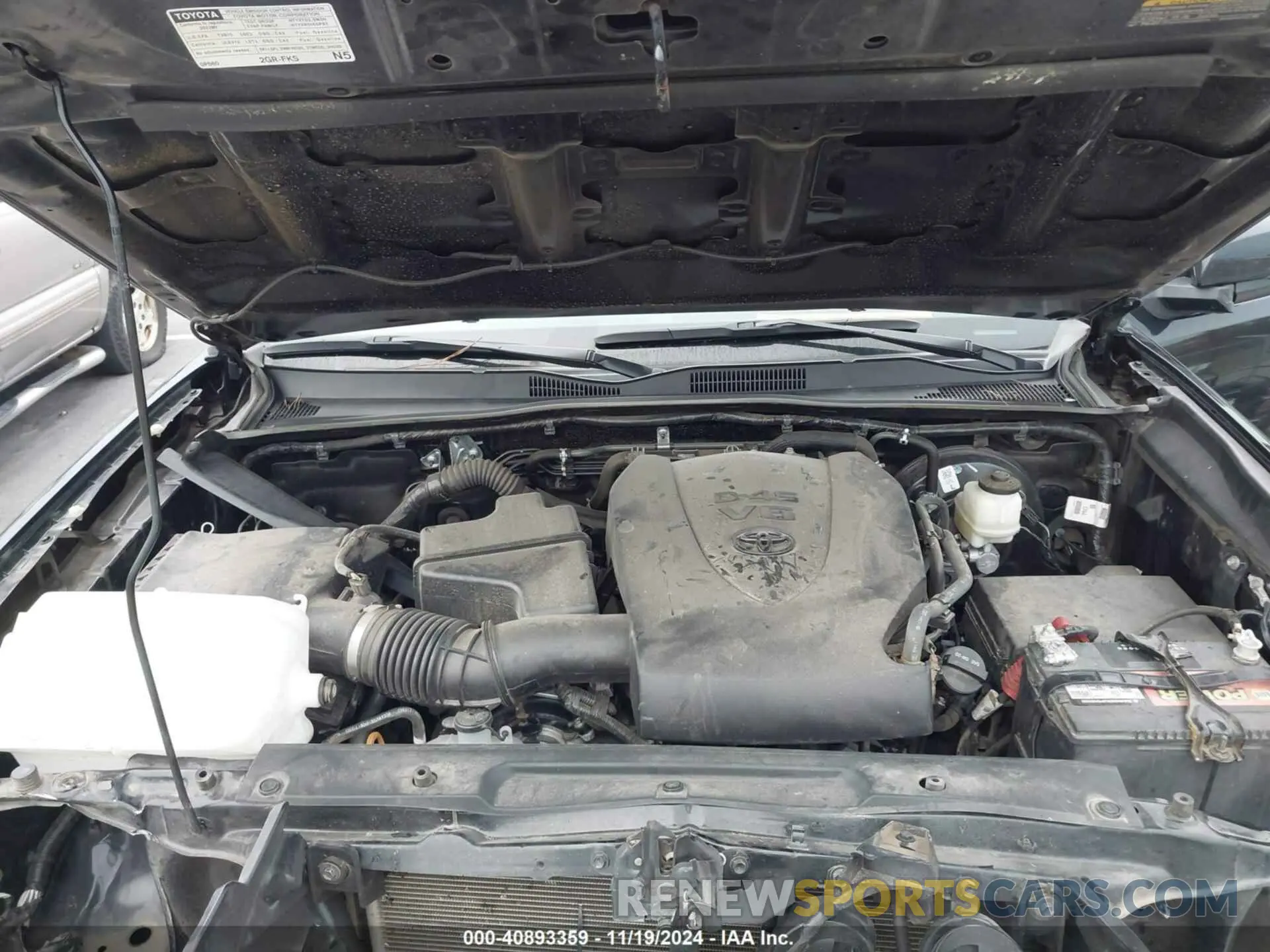 10 fotografías del automóvil dañado 3TMCZ5AN9NM455492 TOYOTA TACOMA 2022