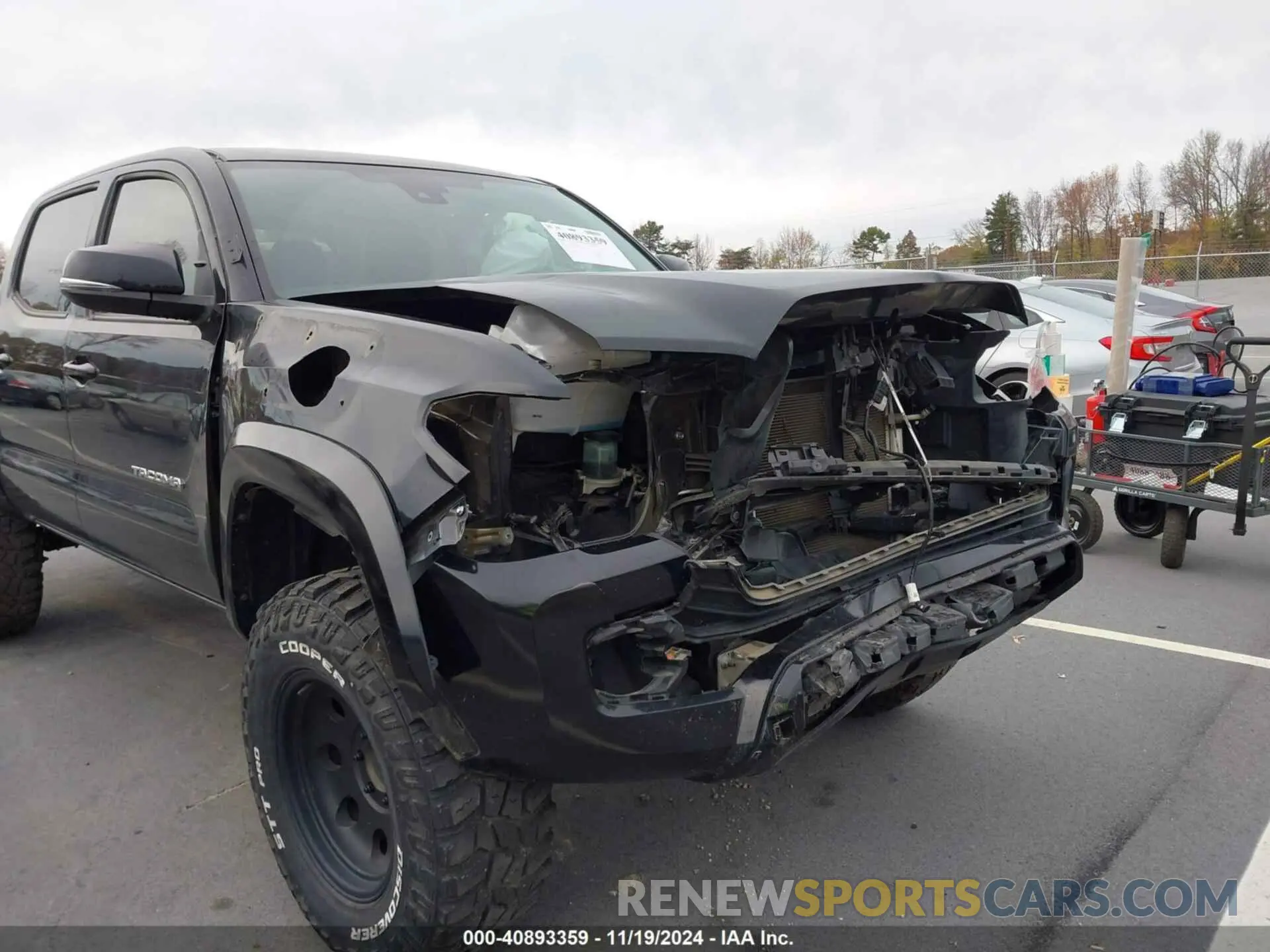 6 fotografías del automóvil dañado 3TMCZ5AN9NM455492 TOYOTA TACOMA 2022
