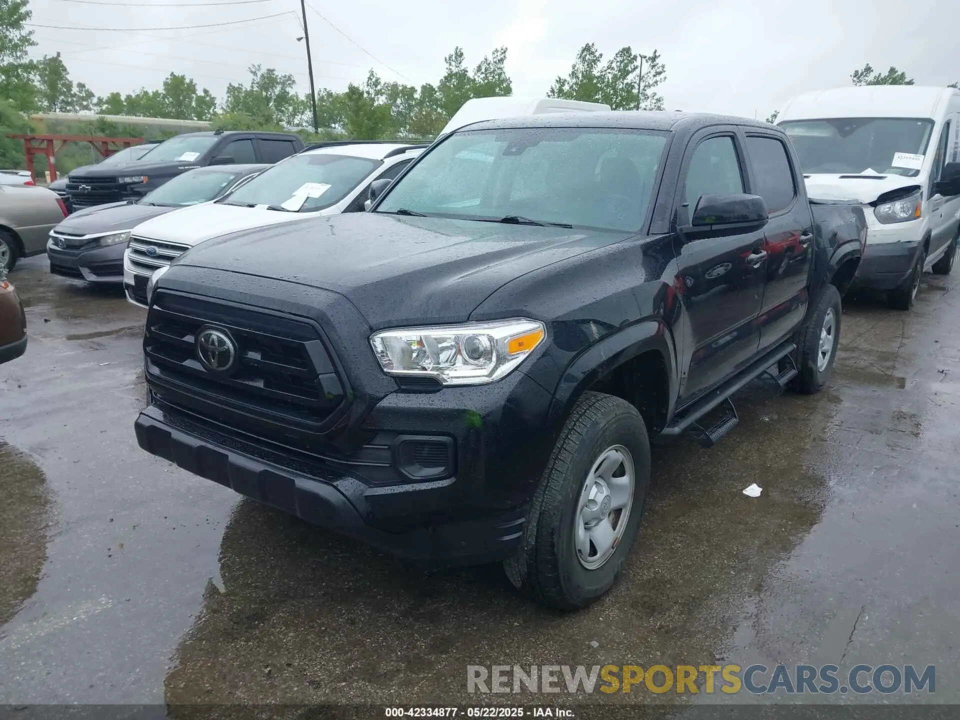 2 fotografías del automóvil dañado 3TMCZ5AN9NM475757 TOYOTA TACOMA 2022