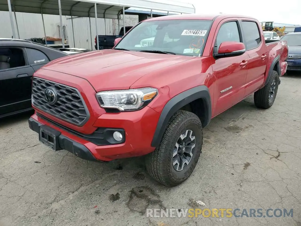 1 fotografías del automóvil dañado 3TMCZ5AN9NM496009 TOYOTA TACOMA 2022