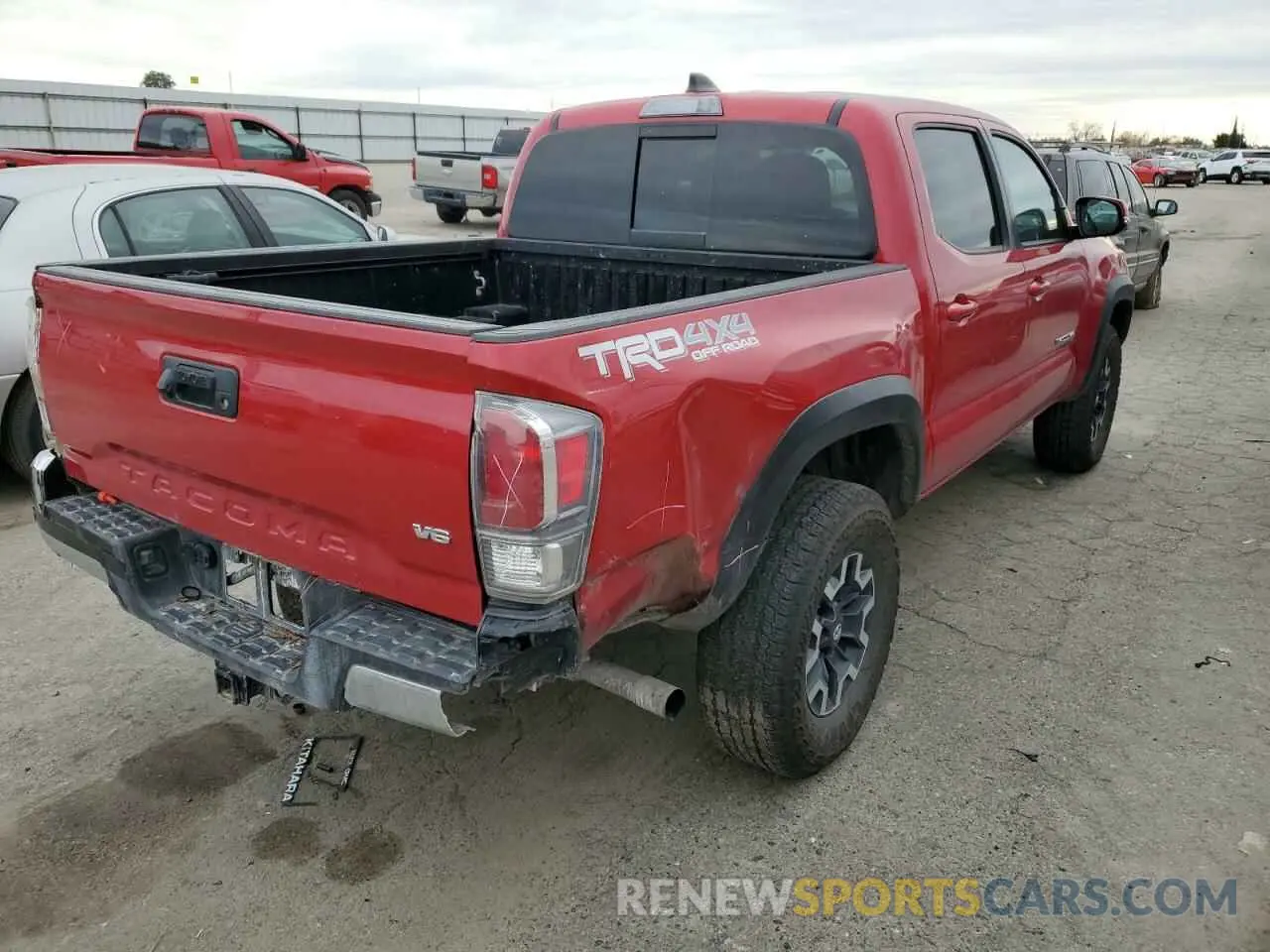3 fotografías del automóvil dañado 3TMCZ5AN9NM496009 TOYOTA TACOMA 2022