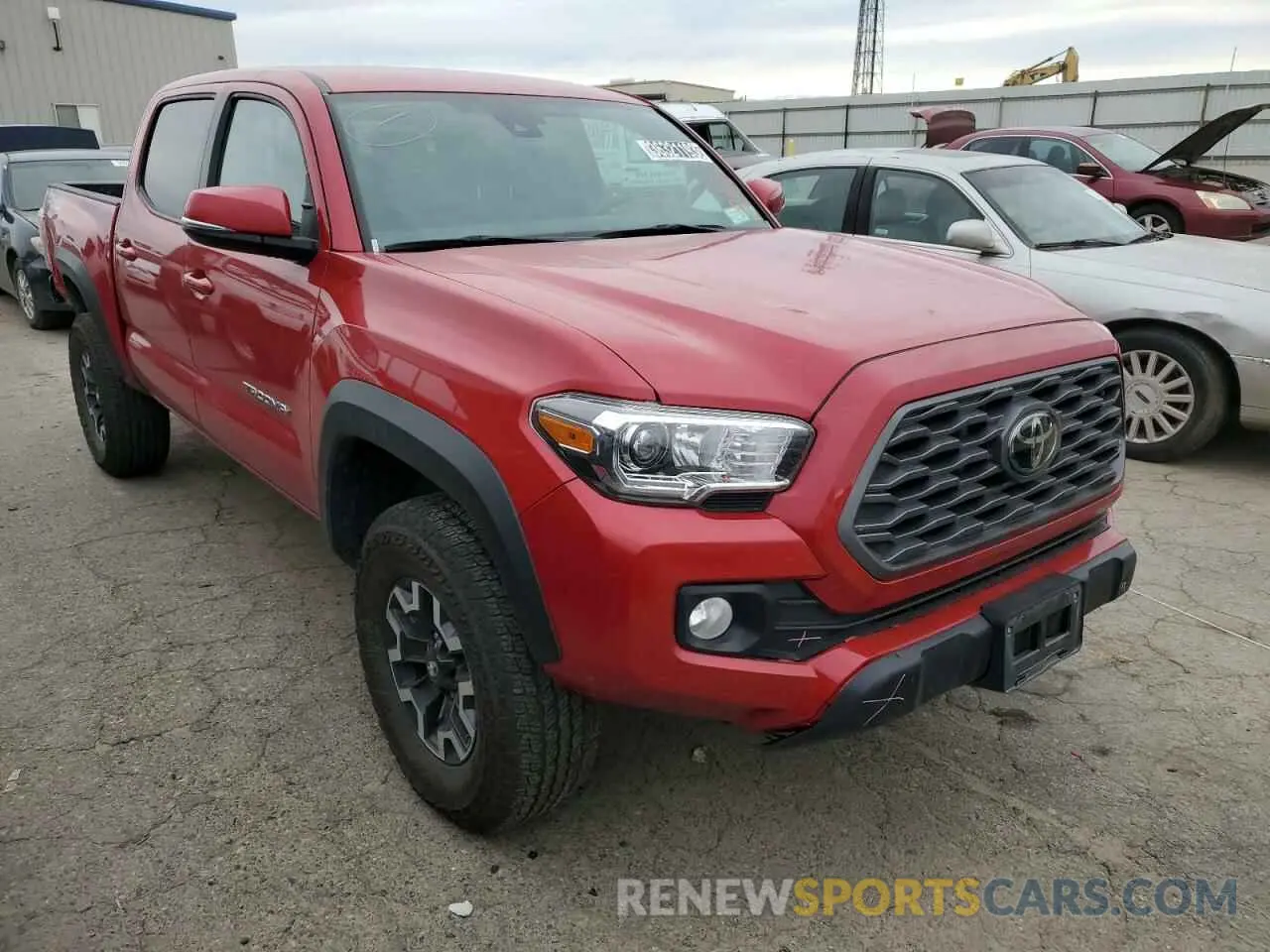4 fotografías del automóvil dañado 3TMCZ5AN9NM496009 TOYOTA TACOMA 2022