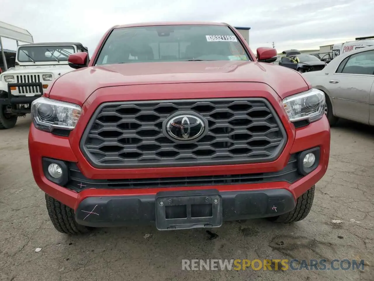 5 fotografías del automóvil dañado 3TMCZ5AN9NM496009 TOYOTA TACOMA 2022