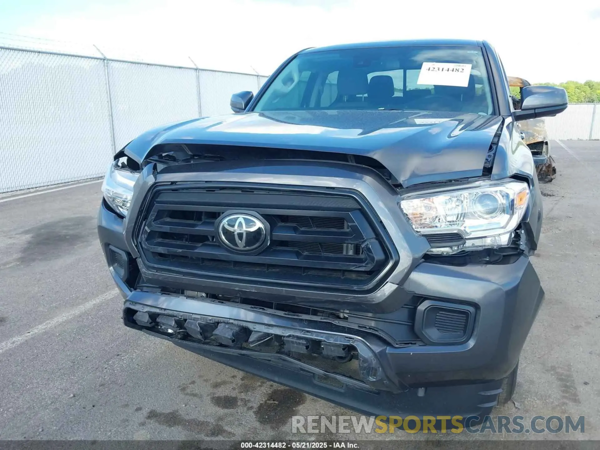 6 fotografías del automóvil dañado 3TMCZ5AN9NM522088 TOYOTA TACOMA 2022