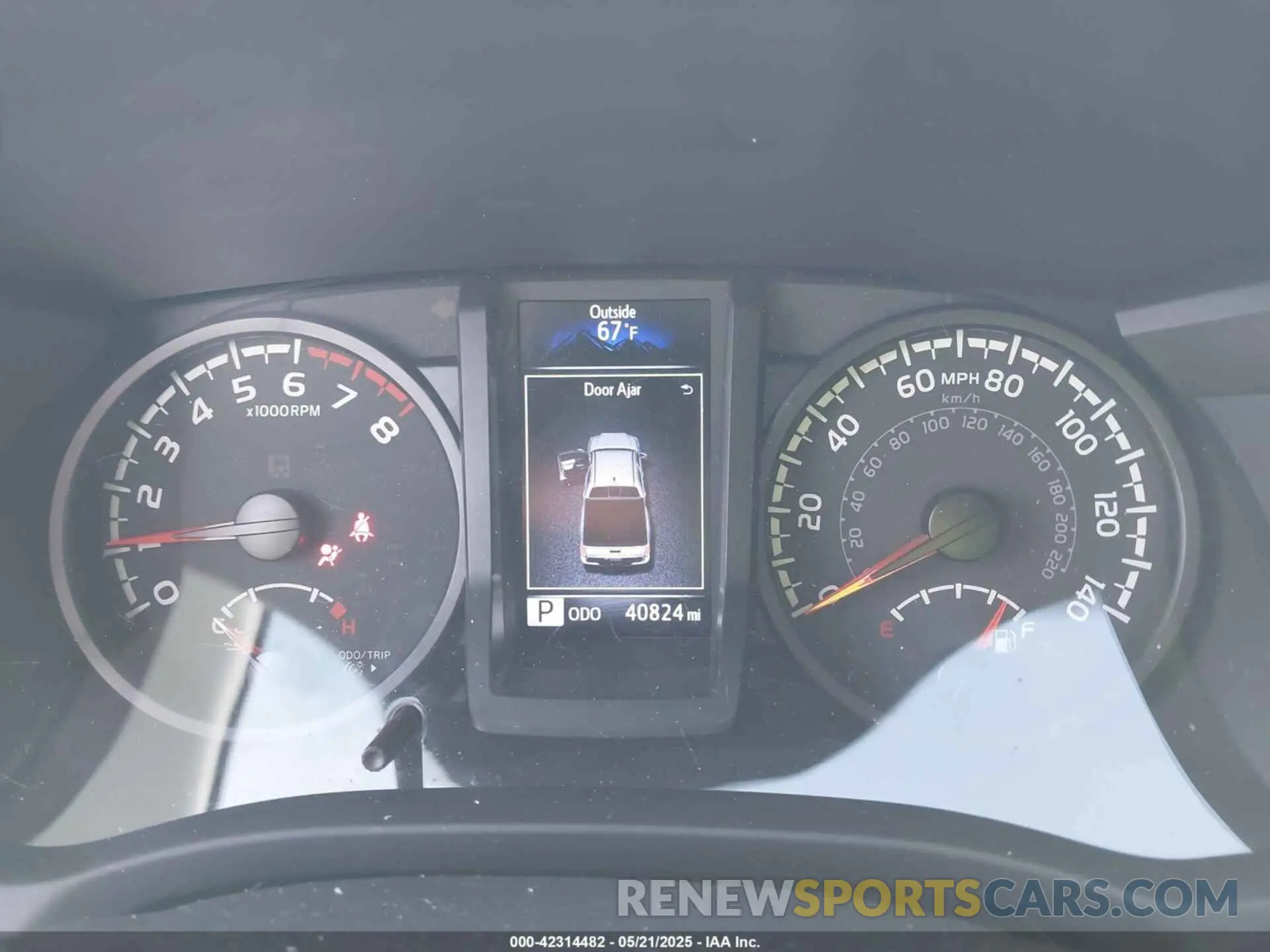 7 fotografías del automóvil dañado 3TMCZ5AN9NM522088 TOYOTA TACOMA 2022