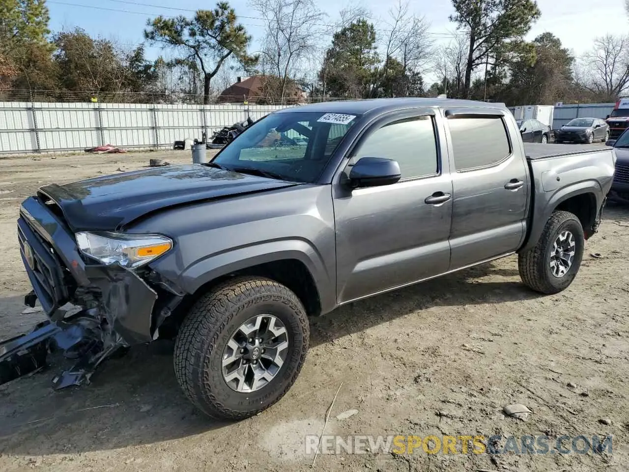 1 fotografías del automóvil dañado 3TMCZ5ANXNM473533 TOYOTA TACOMA 2022