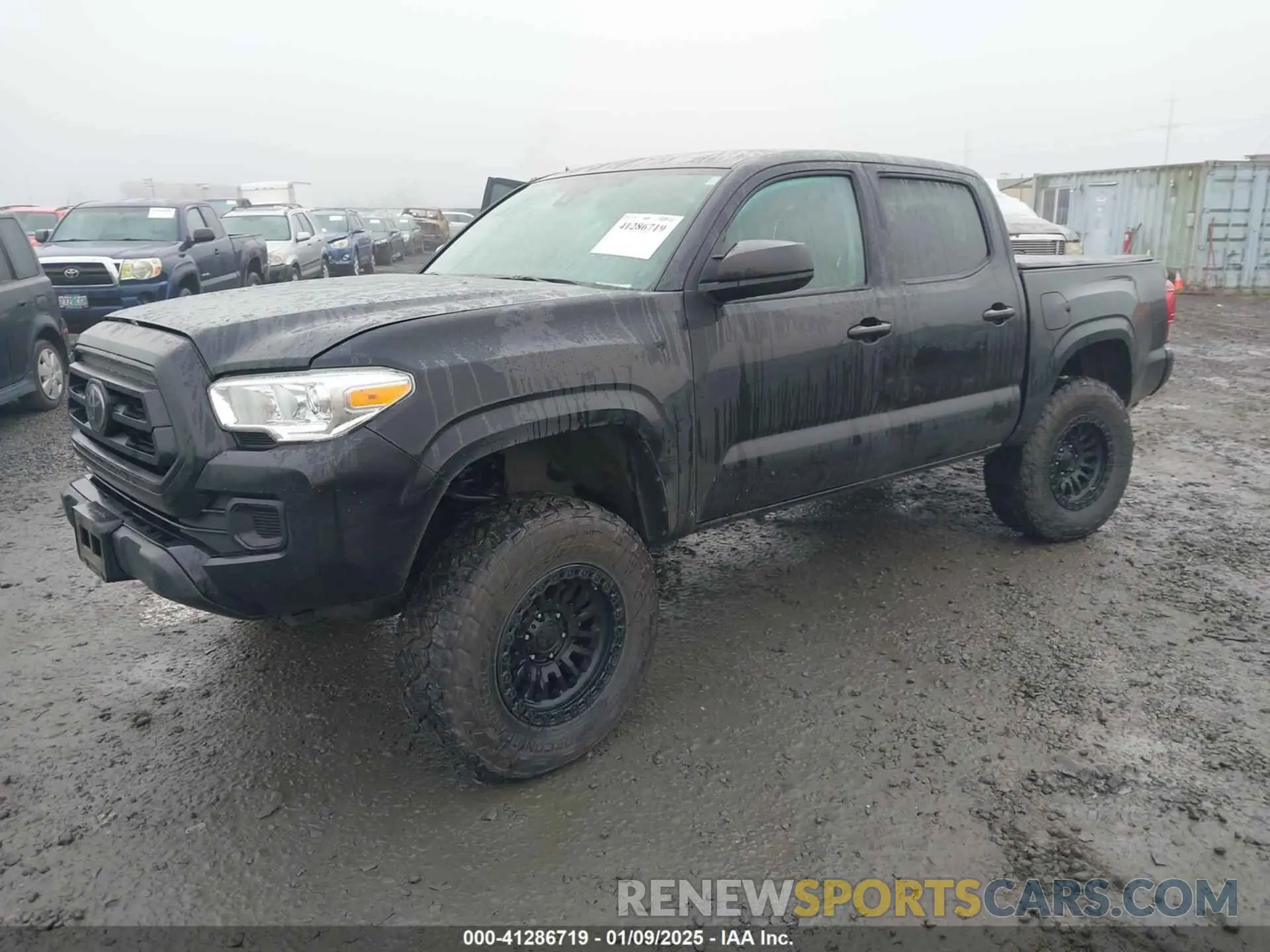2 fotografías del automóvil dañado 3TMCZ5ANXNM490638 TOYOTA TACOMA 2022