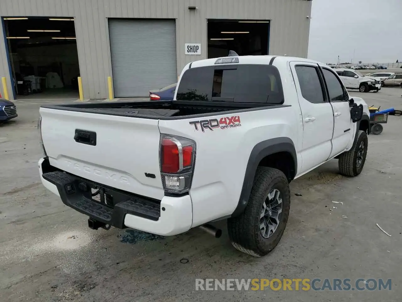 4 fotografías del automóvil dañado 3TMCZ5ANXNM501606 TOYOTA TACOMA 2022