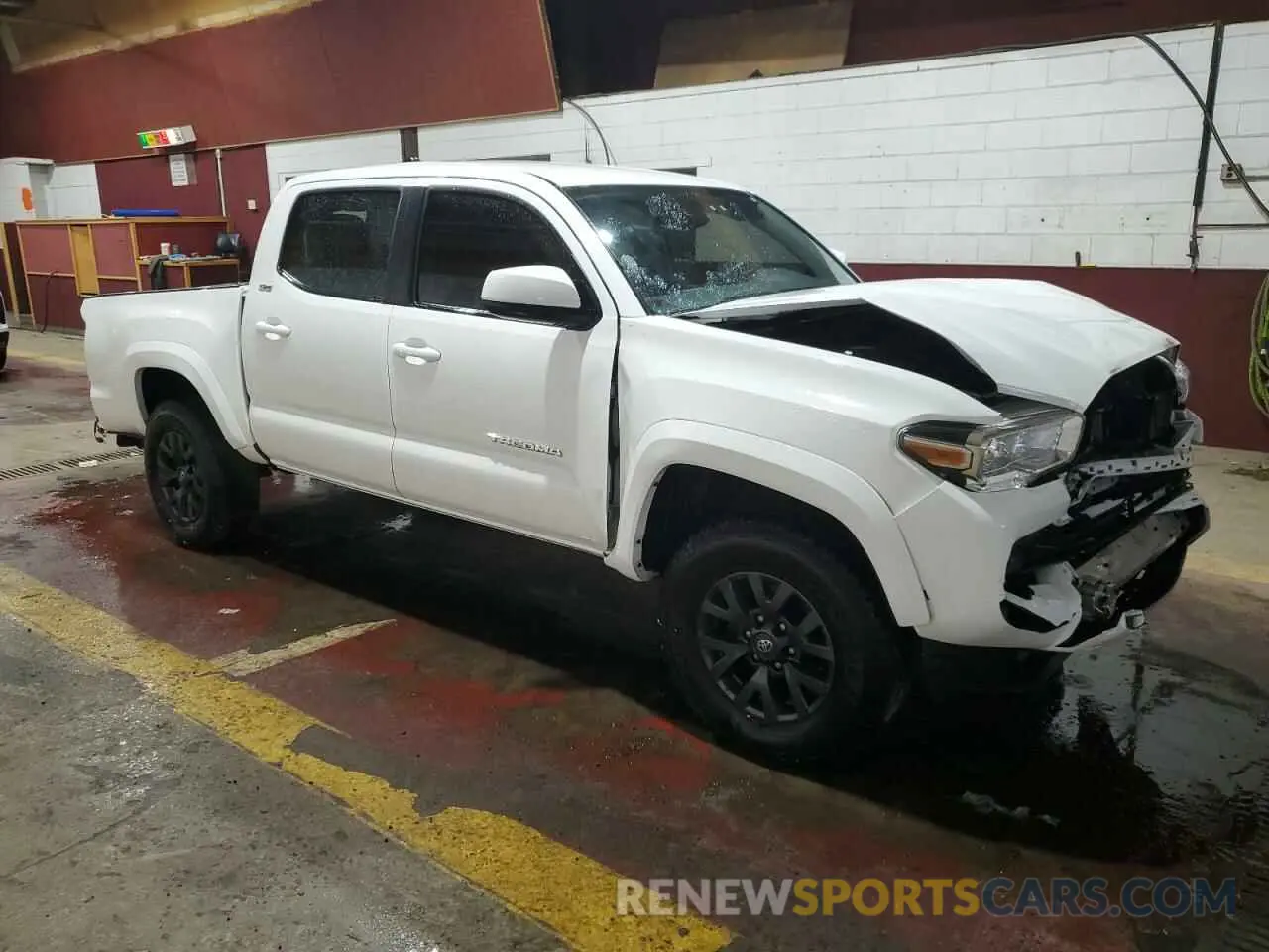 4 fotografías del automóvil dañado 3TMCZ5ANXNM523735 TOYOTA TACOMA 2022