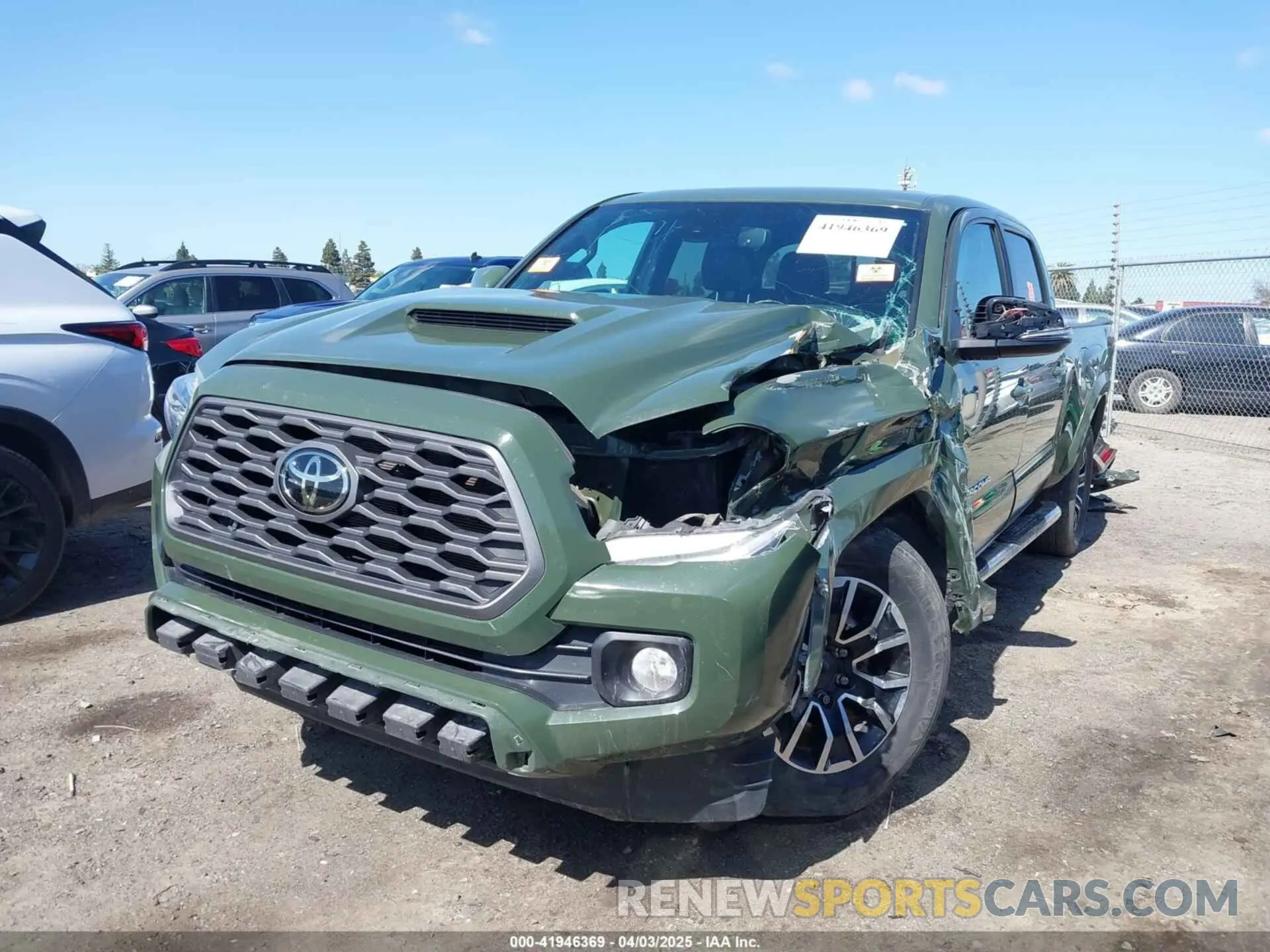 14 fotografías del automóvil dañado 3TMDZ5BN2NM133036 TOYOTA TACOMA 2022