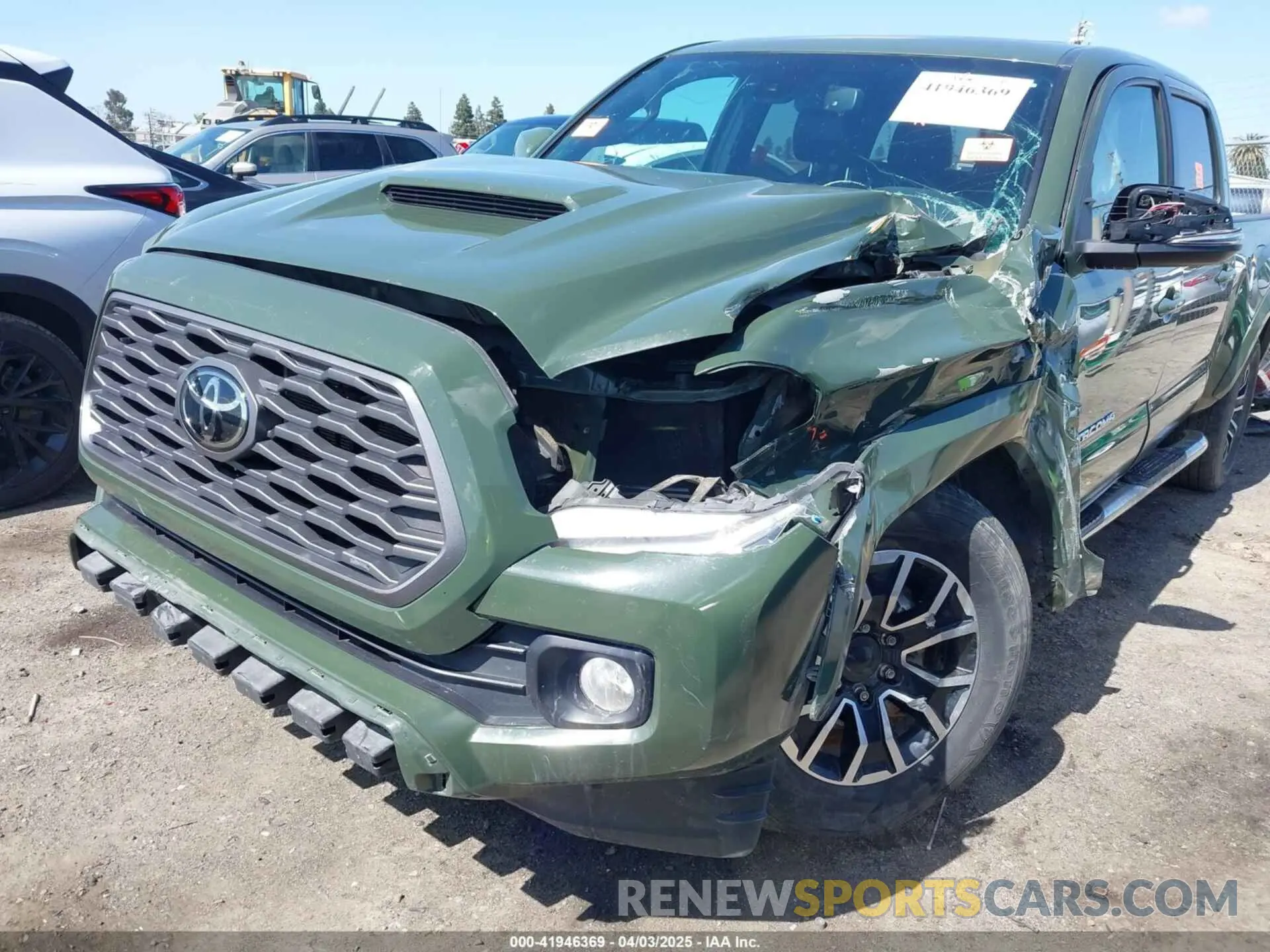 6 fotografías del automóvil dañado 3TMDZ5BN2NM133036 TOYOTA TACOMA 2022