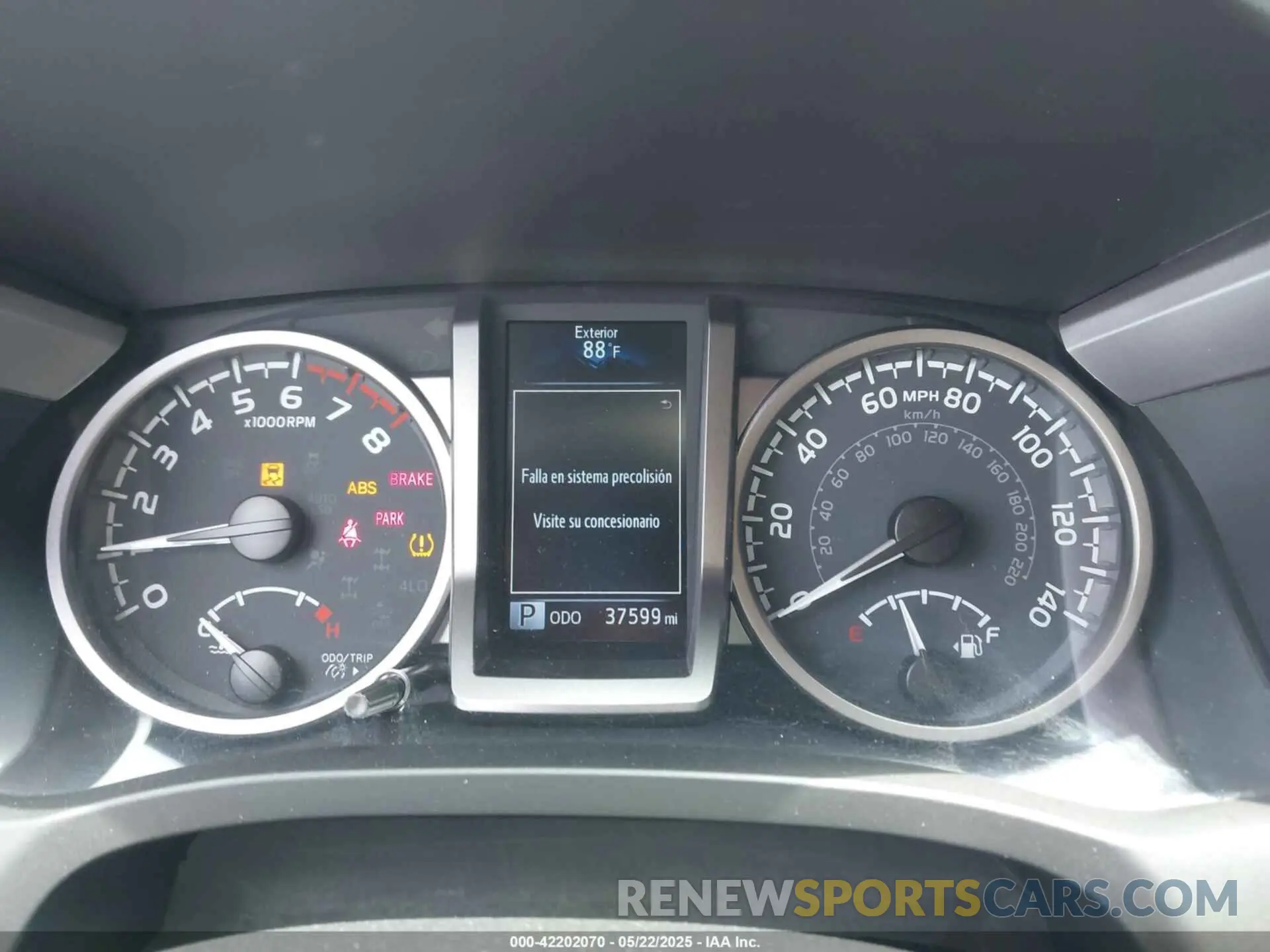 7 fotografías del automóvil dañado 3TMEZ5CN0NM173523 TOYOTA TACOMA 2022