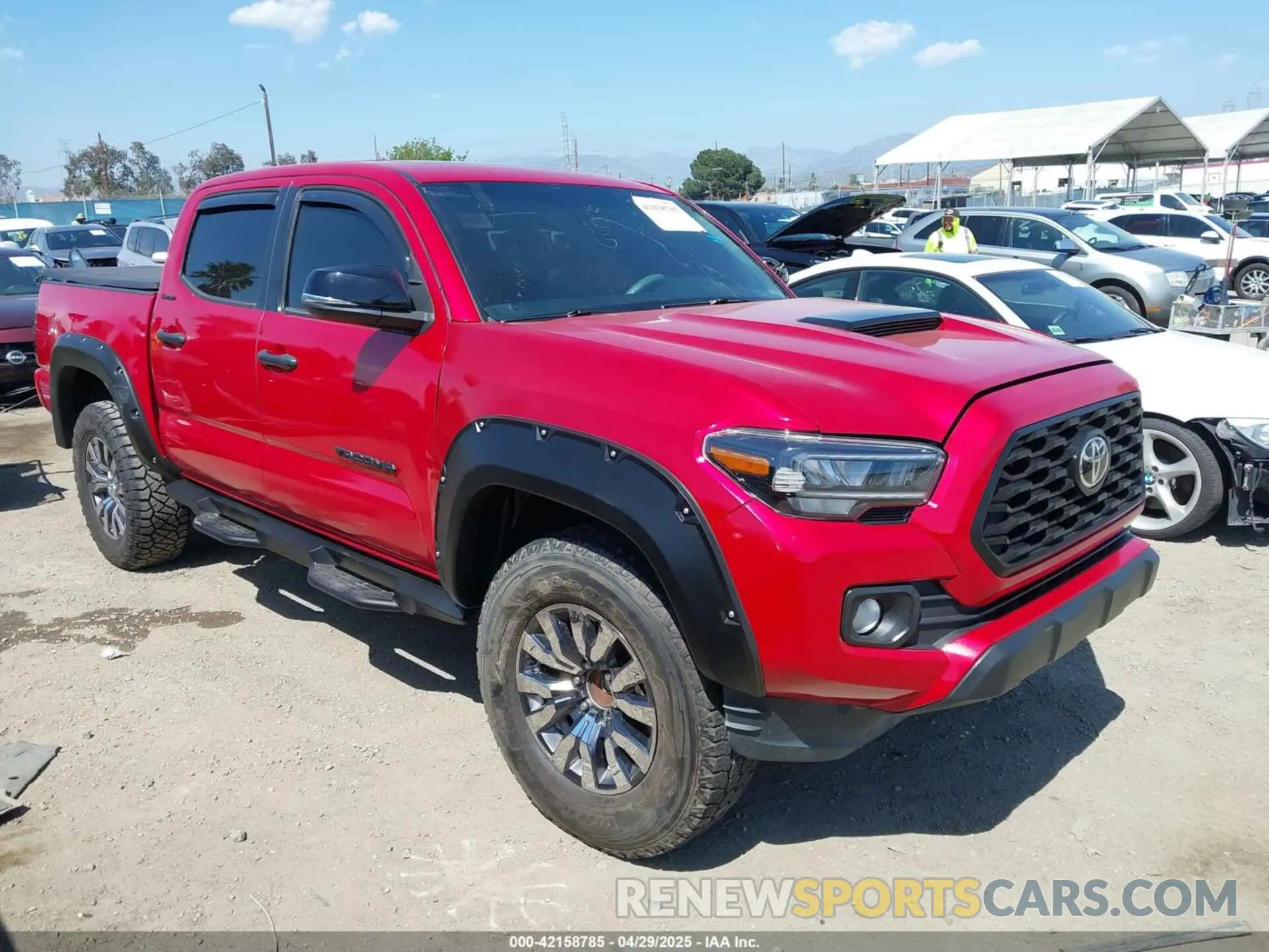 1 fotografías del automóvil dañado 3TMEZ5CNXNM173075 TOYOTA TACOMA 2022