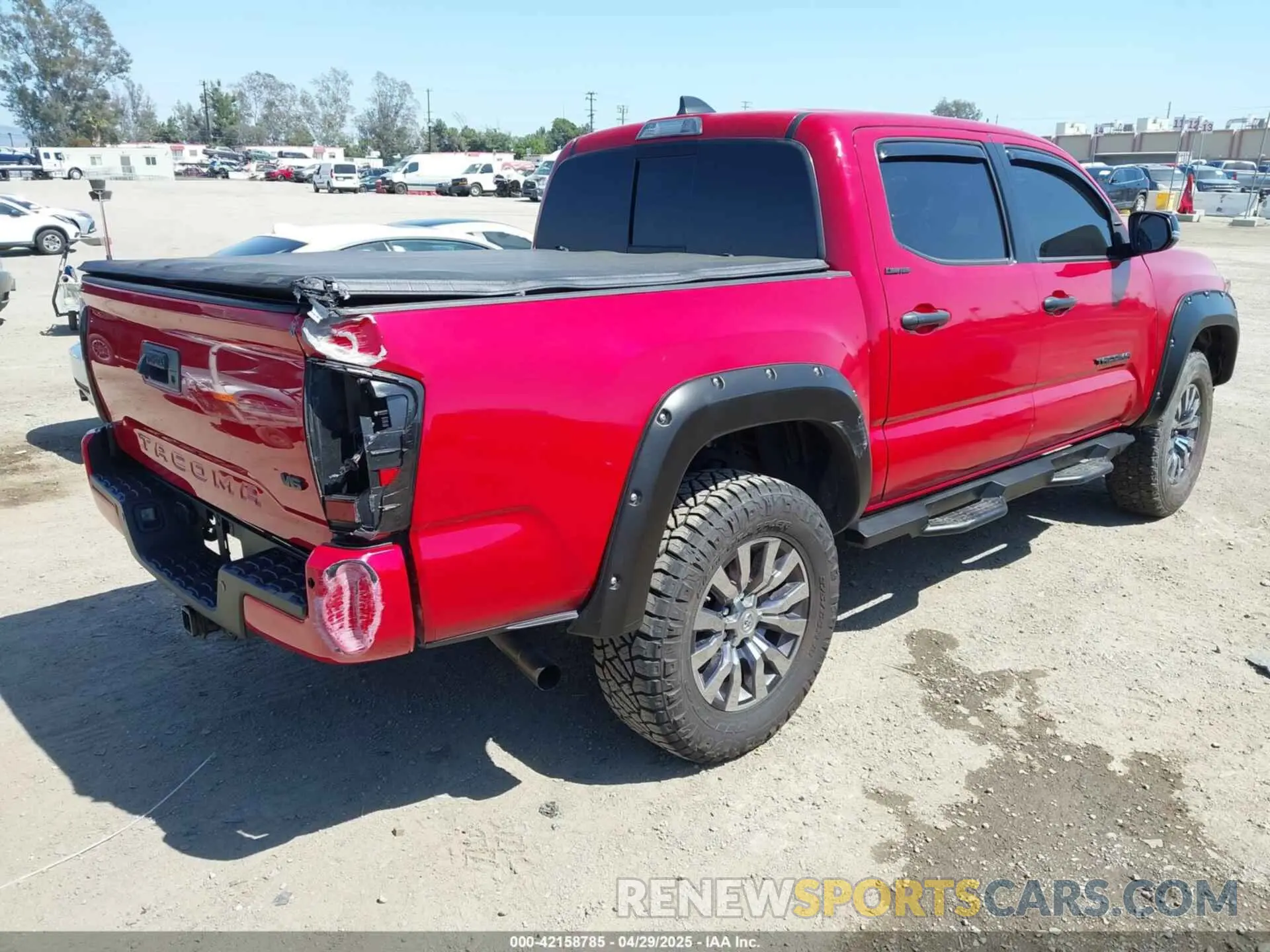 4 fotografías del automóvil dañado 3TMEZ5CNXNM173075 TOYOTA TACOMA 2022