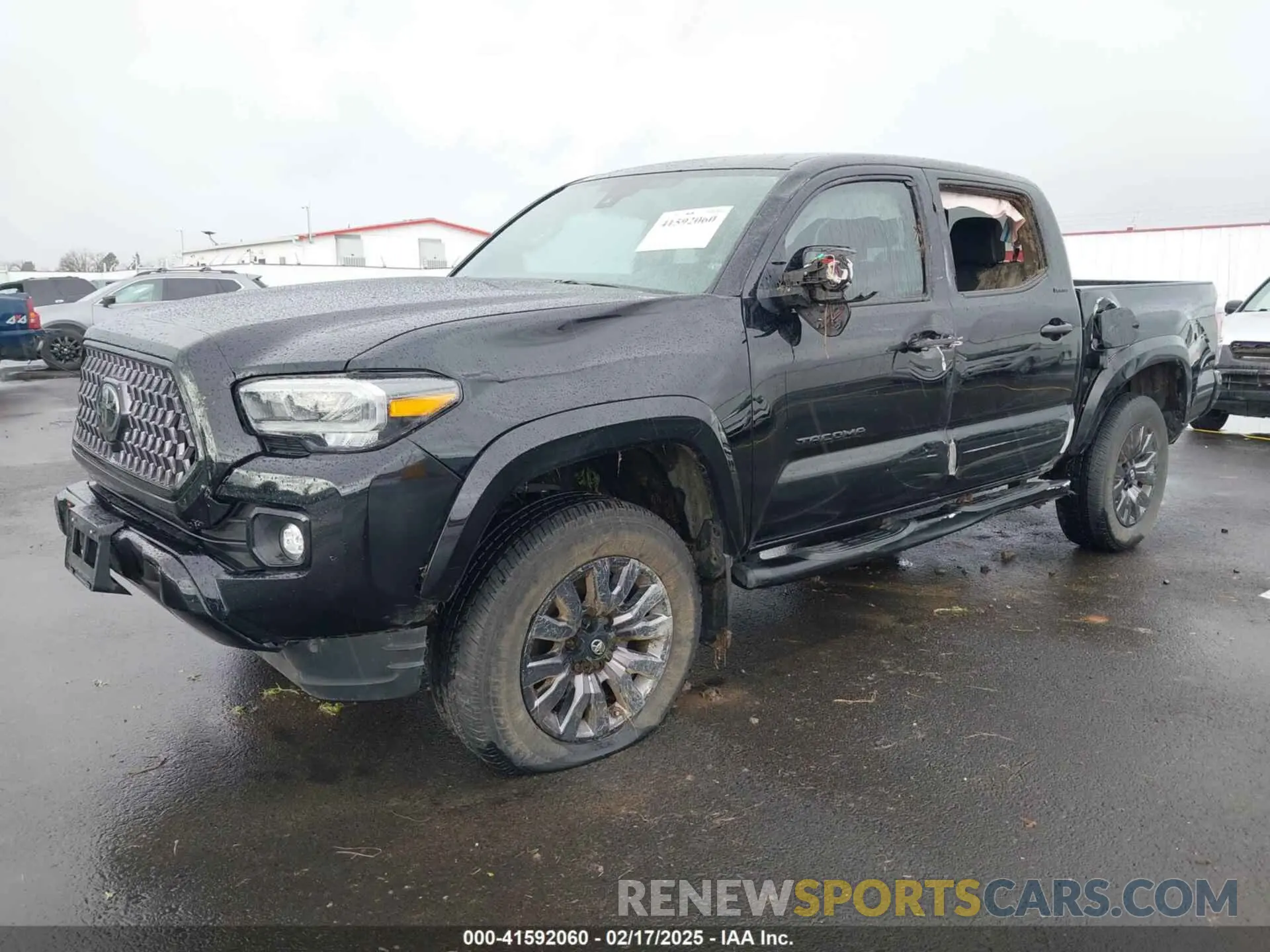 2 fotografías del automóvil dañado 3TMGZ5AN4NM463887 TOYOTA TACOMA 2022