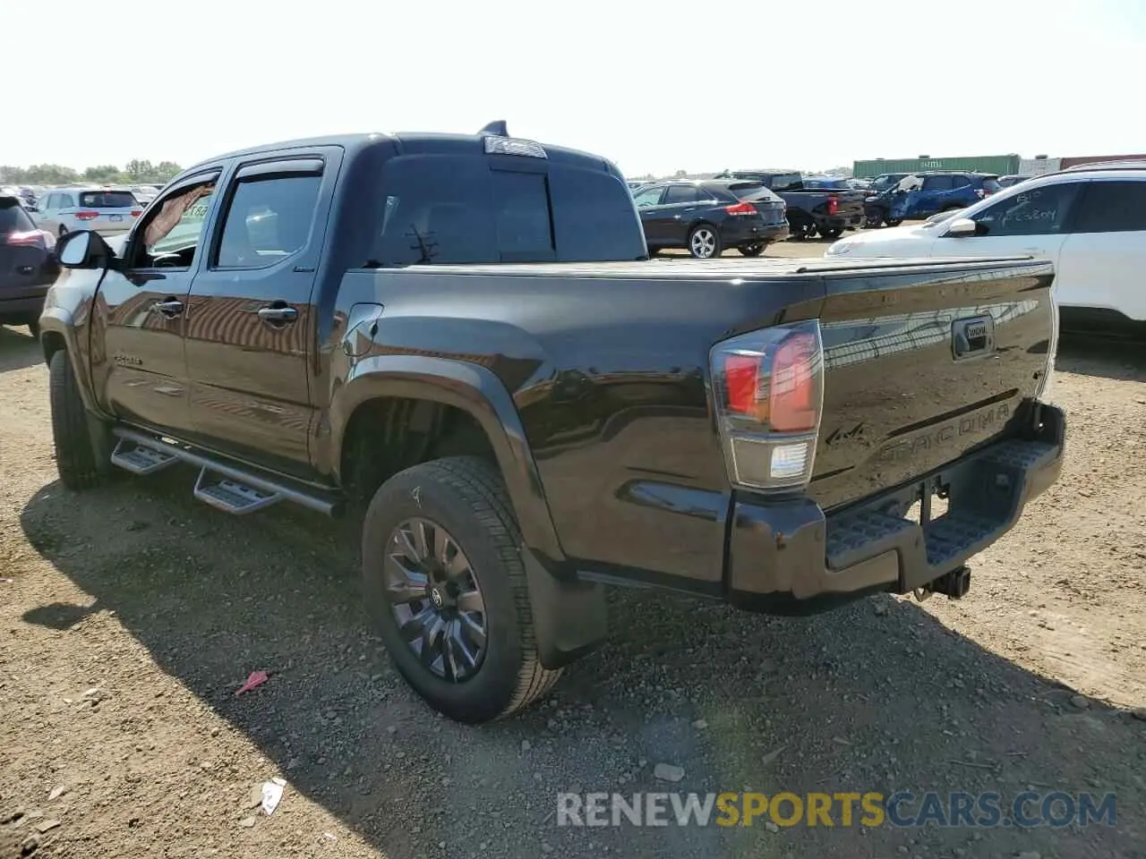 2 fotografías del automóvil dañado 3TMGZ5AN4NM466661 TOYOTA TACOMA 2022