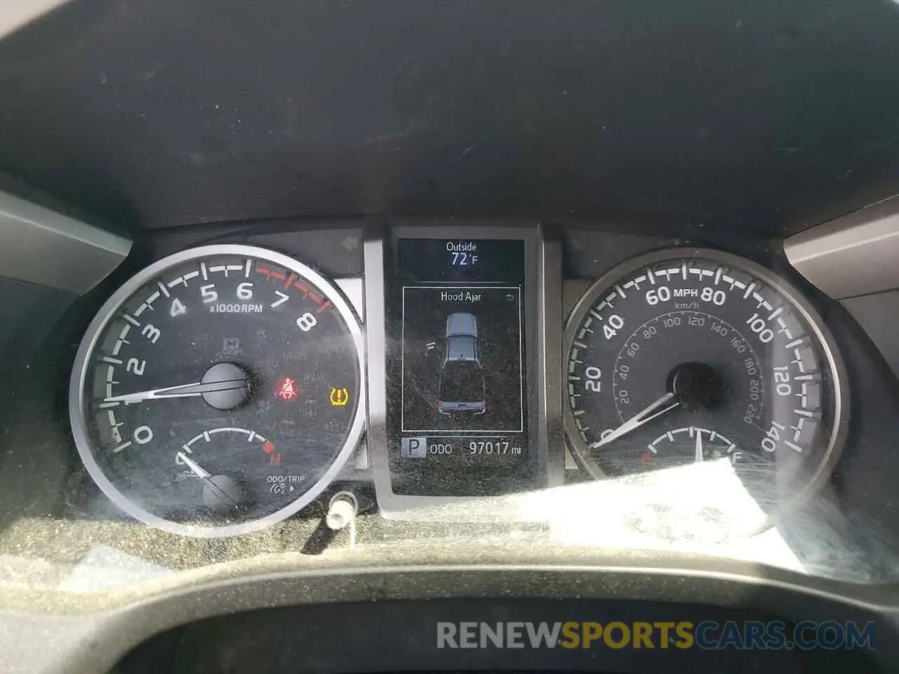 9 fotografías del automóvil dañado 3TMHZ5BN2NM124015 TOYOTA TACOMA 2022