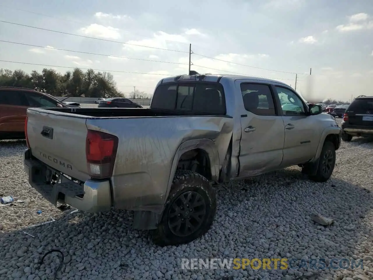 3 fotografías del automóvil dañado 3TYAX5GN1NT048419 TOYOTA TACOMA 2022