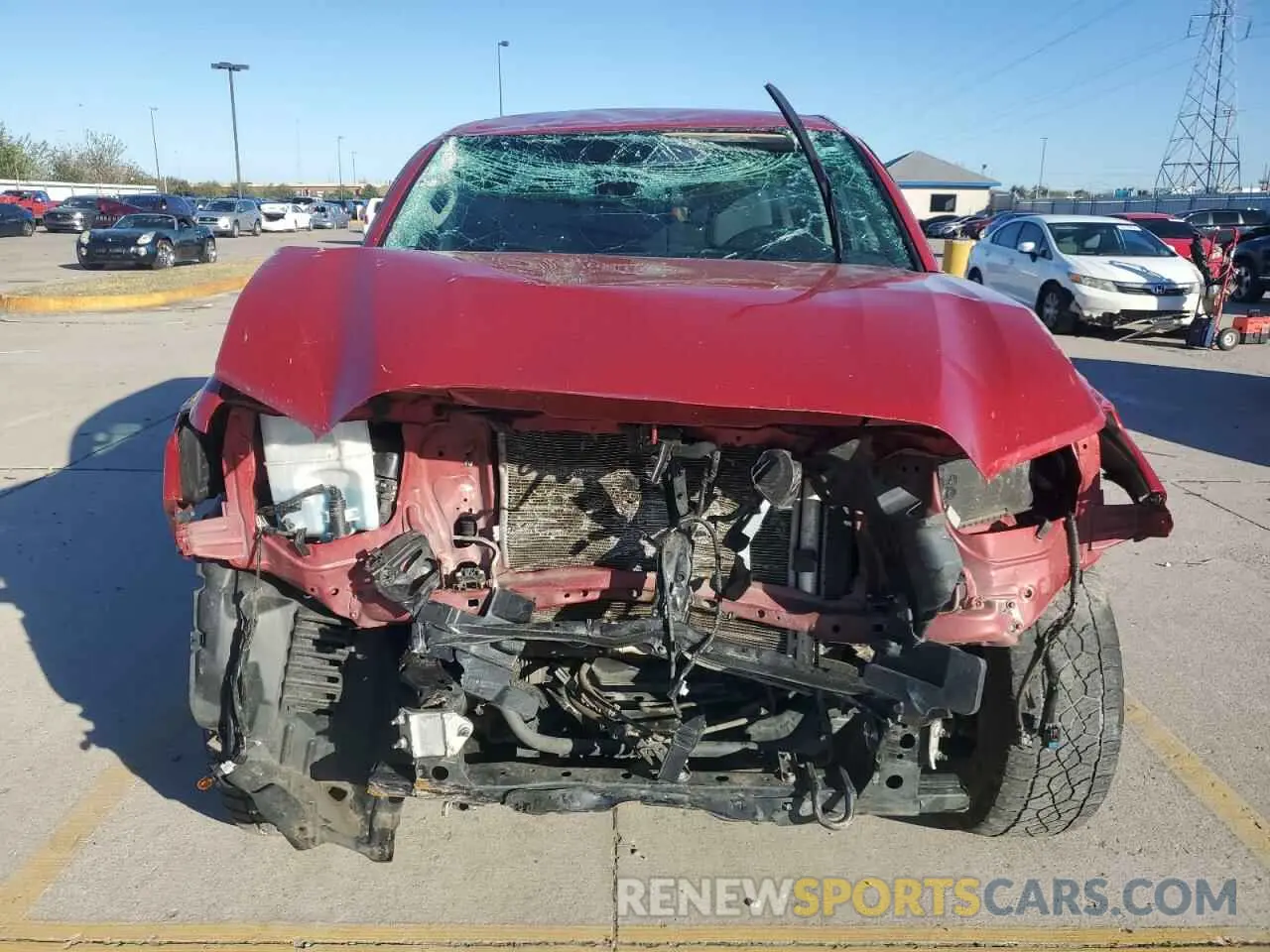 5 fotografías del automóvil dañado 3TYAX5GN2NT040586 TOYOTA TACOMA 2022