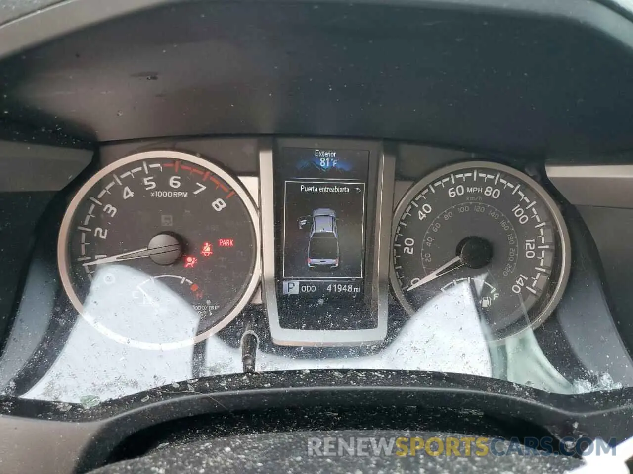 9 fotografías del automóvil dañado 3TYAX5GN2NT041995 TOYOTA TACOMA 2022