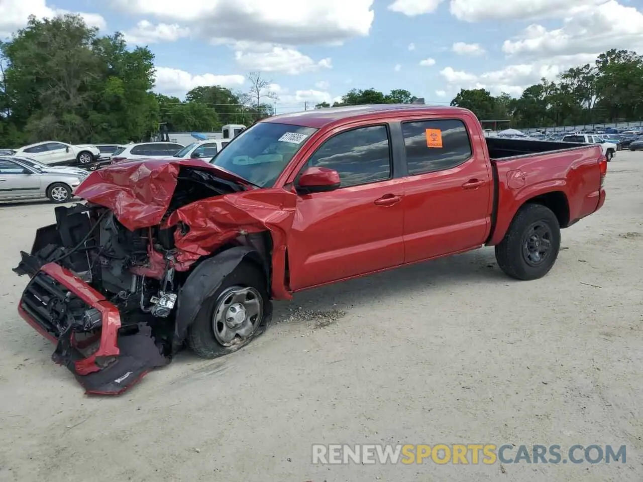 1 fotografías del automóvil dañado 3TYAX5GN2NT044041 TOYOTA TACOMA 2022