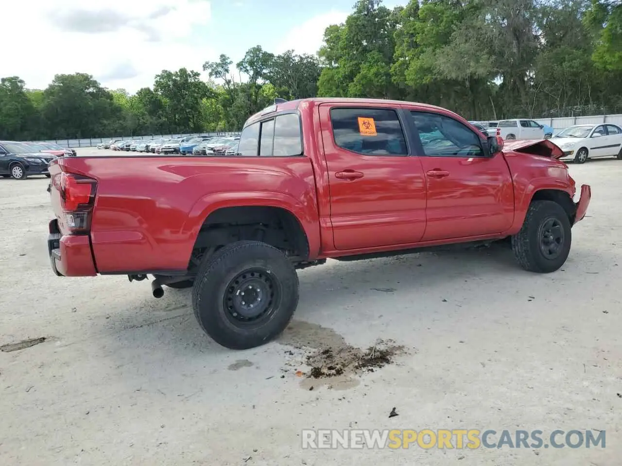 3 fotografías del automóvil dañado 3TYAX5GN2NT044041 TOYOTA TACOMA 2022