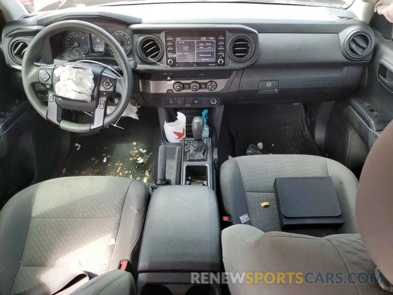 8 fotografías del automóvil dañado 3TYAX5GN2NT044041 TOYOTA TACOMA 2022