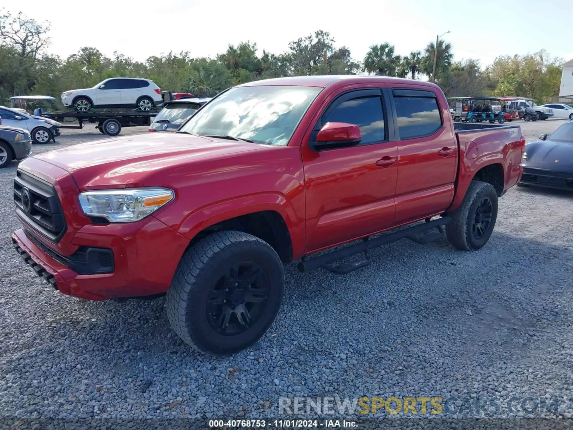 2 fotografías del automóvil dañado 3TYAX5GN3NT045179 TOYOTA TACOMA 2022