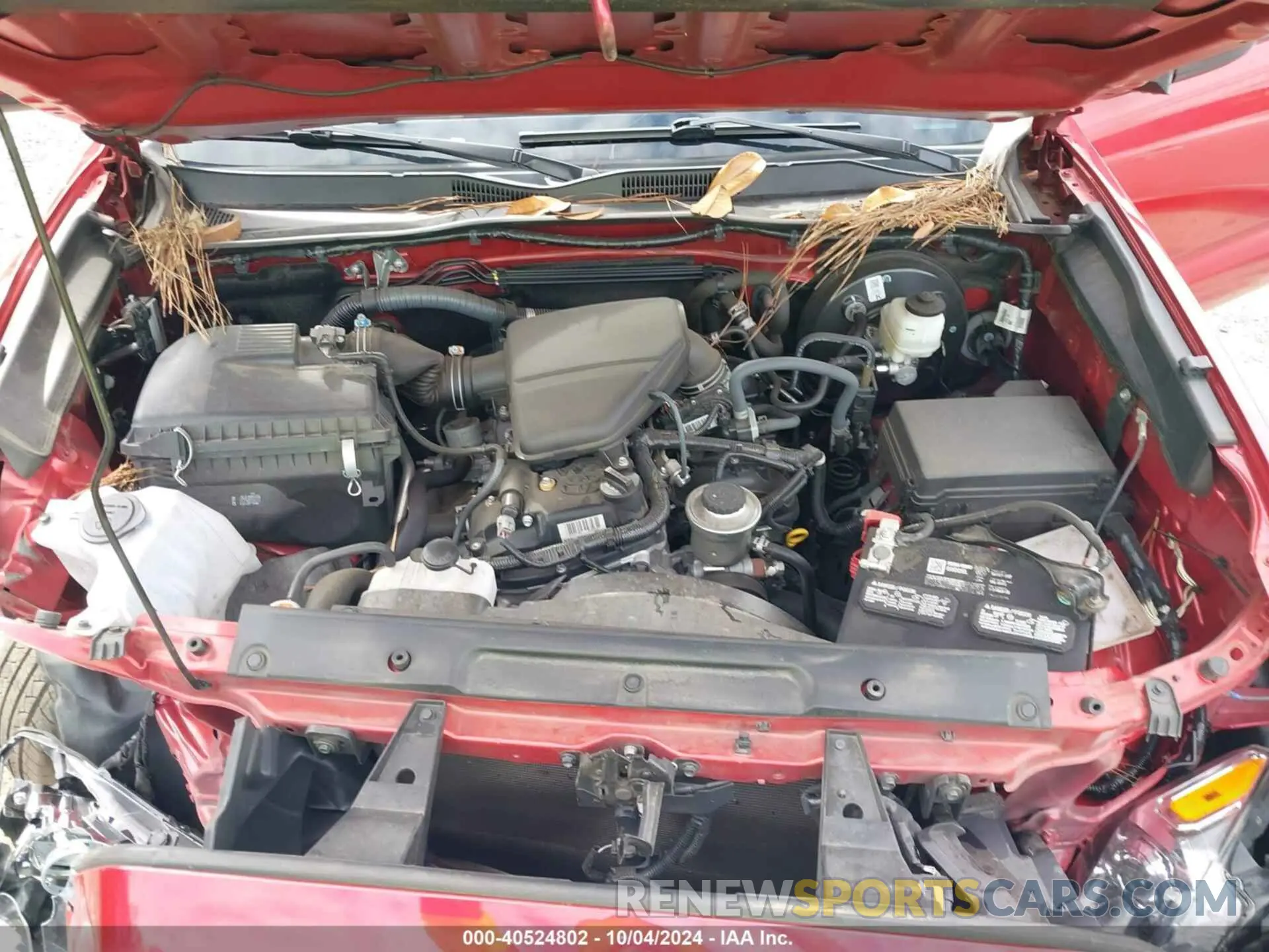 10 fotografías del automóvil dañado 3TYAX5GN4NT048625 TOYOTA TACOMA 2022