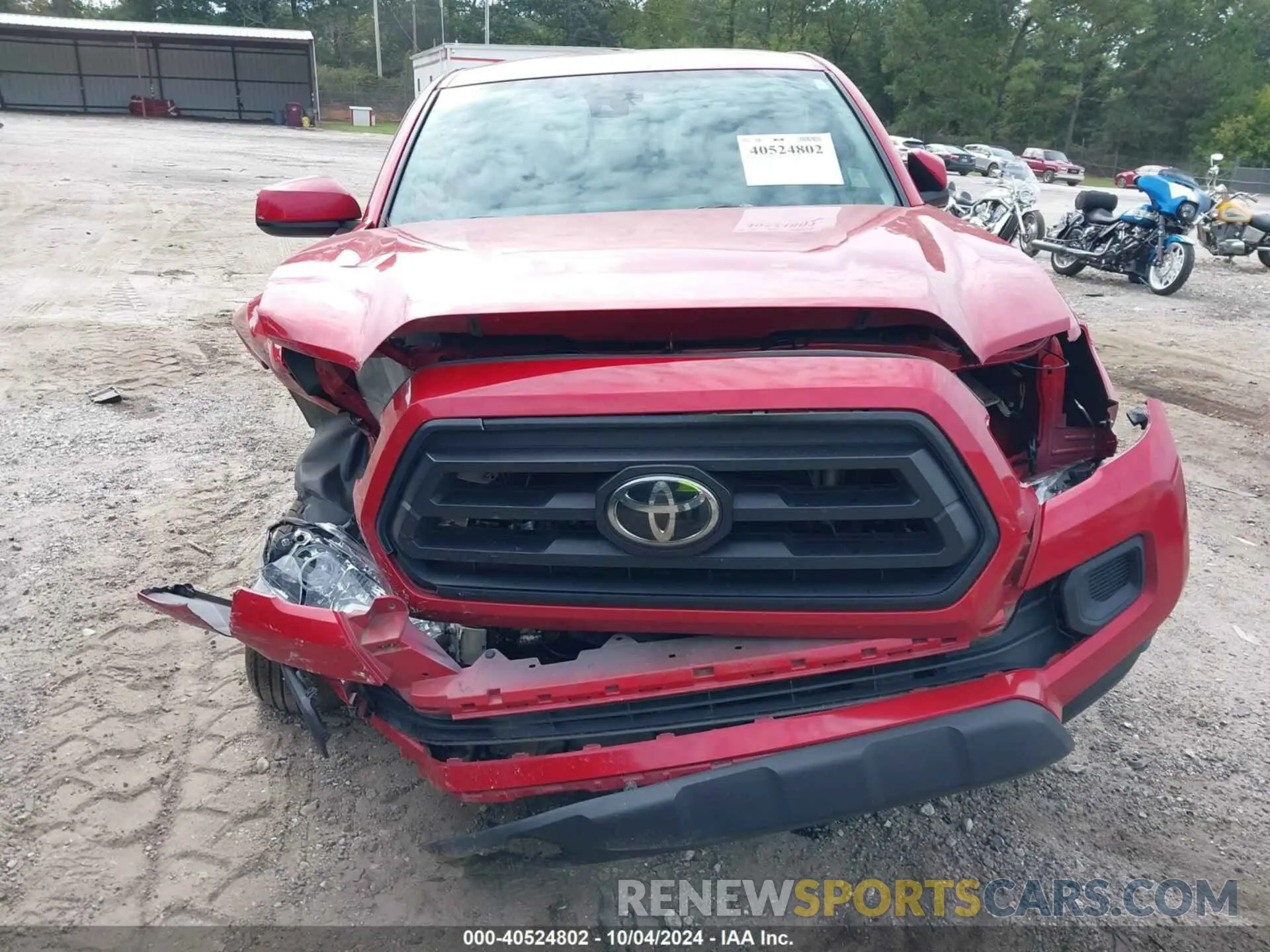12 fotografías del automóvil dañado 3TYAX5GN4NT048625 TOYOTA TACOMA 2022