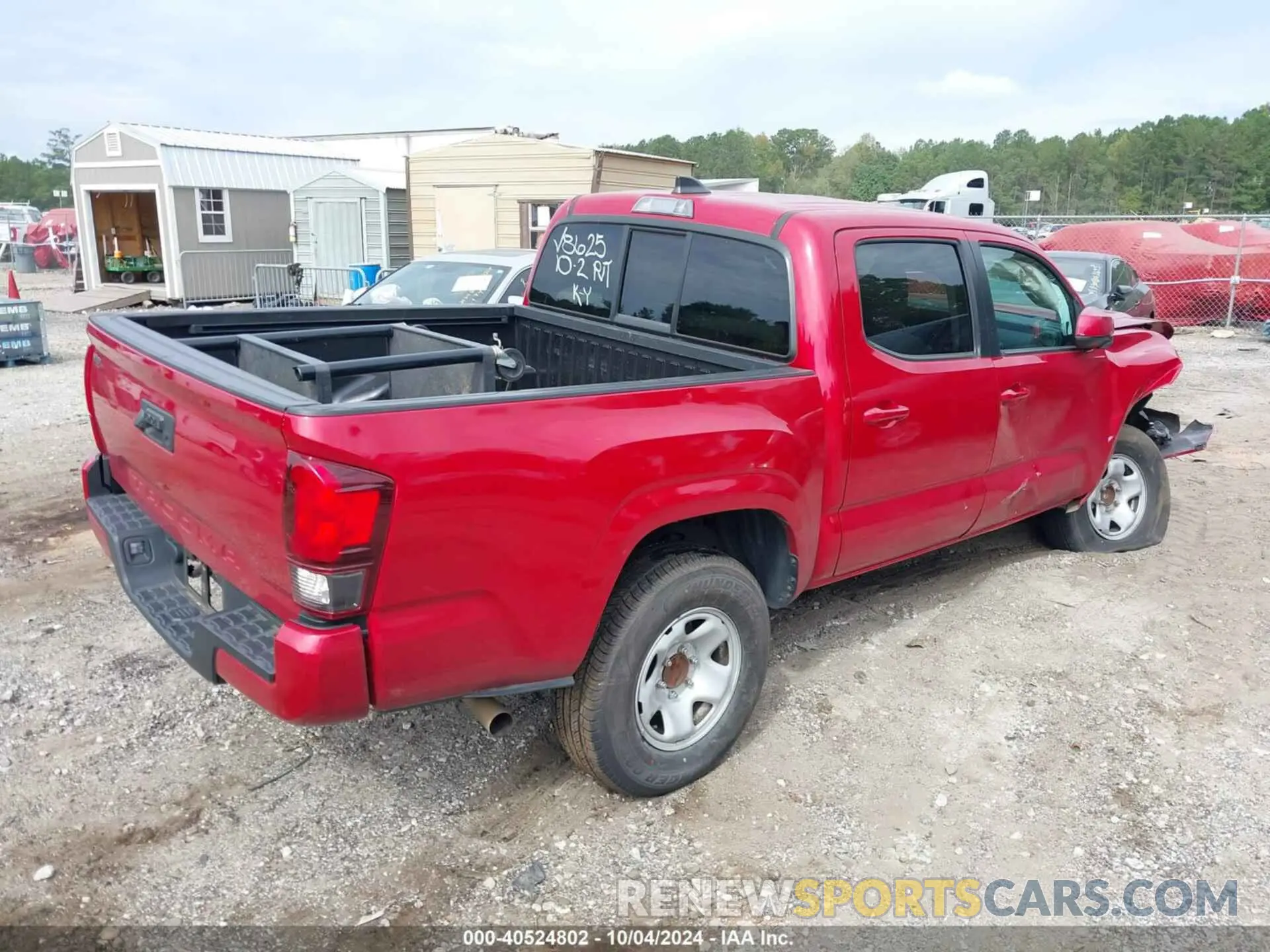 4 fotografías del automóvil dañado 3TYAX5GN4NT048625 TOYOTA TACOMA 2022