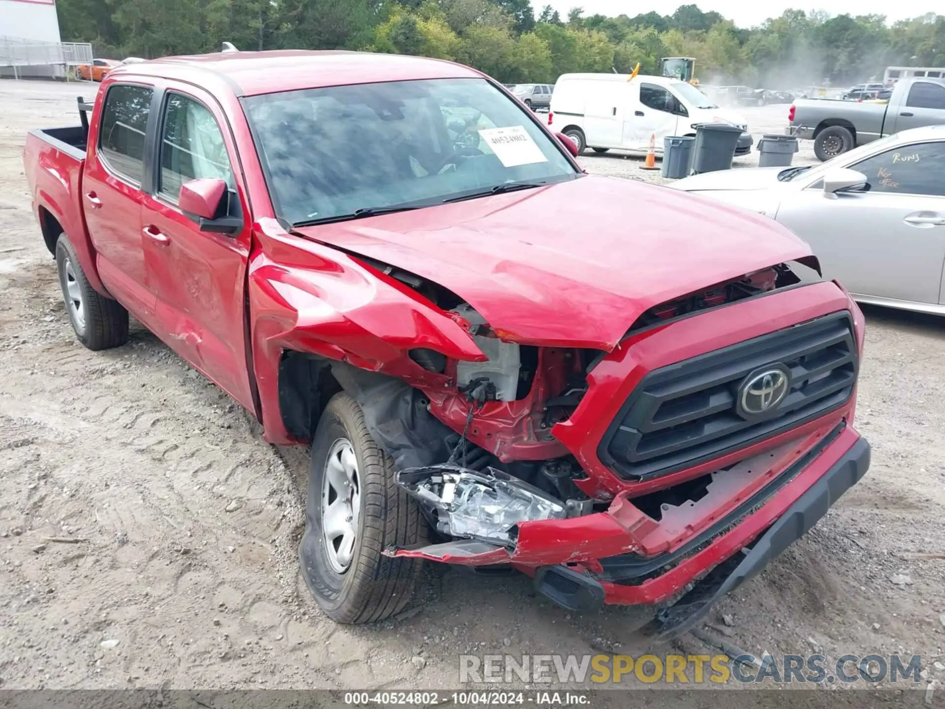 6 fotografías del automóvil dañado 3TYAX5GN4NT048625 TOYOTA TACOMA 2022