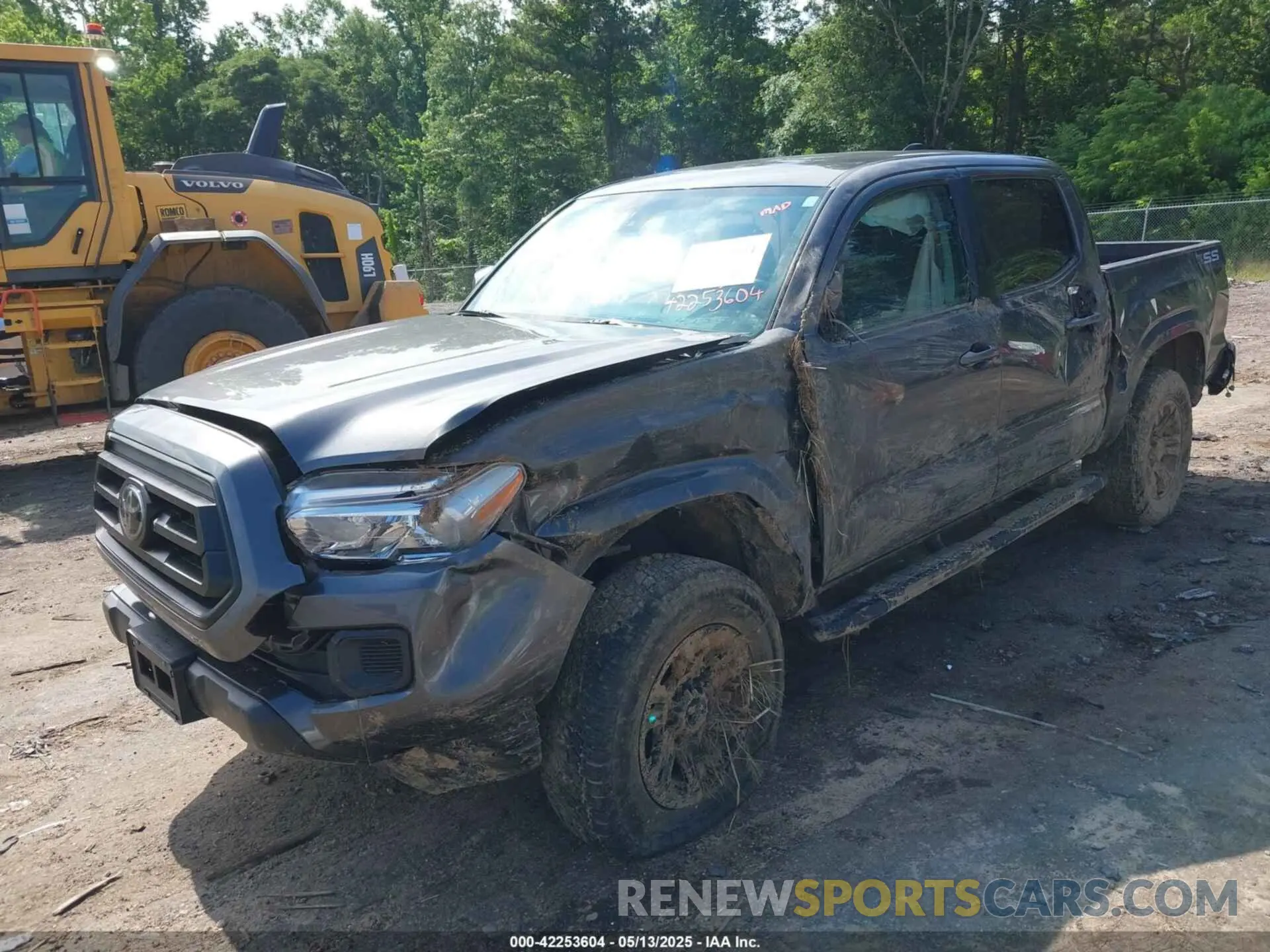 2 fotografías del automóvil dañado 3TYAX5GN5NT046897 TOYOTA TACOMA 2022