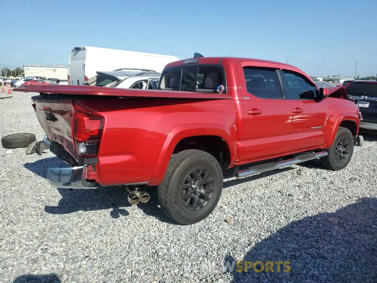 3 fotografías del automóvil dañado 3TYAX5GN5NT061397 TOYOTA TACOMA 2022
