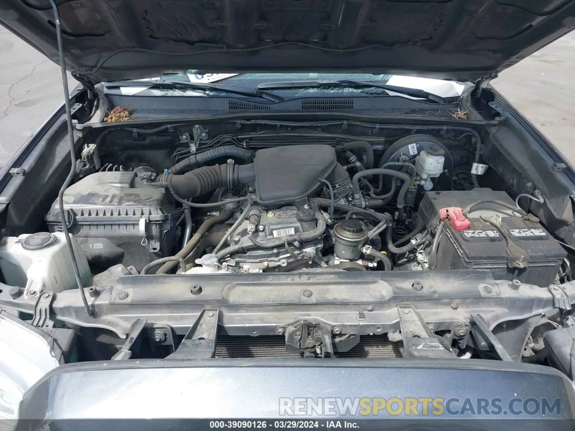 10 fotografías del automóvil dañado 3TYAX5GN6NT037495 TOYOTA TACOMA 2022