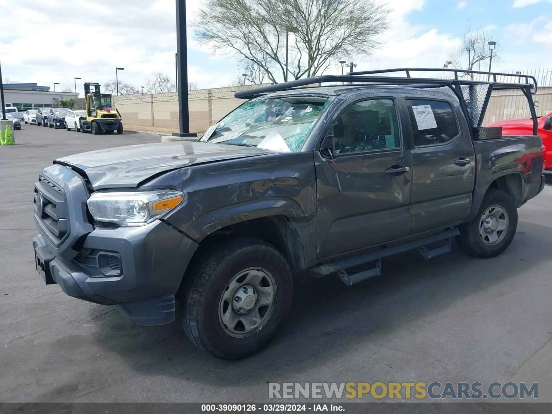 2 fotografías del automóvil dañado 3TYAX5GN6NT037495 TOYOTA TACOMA 2022