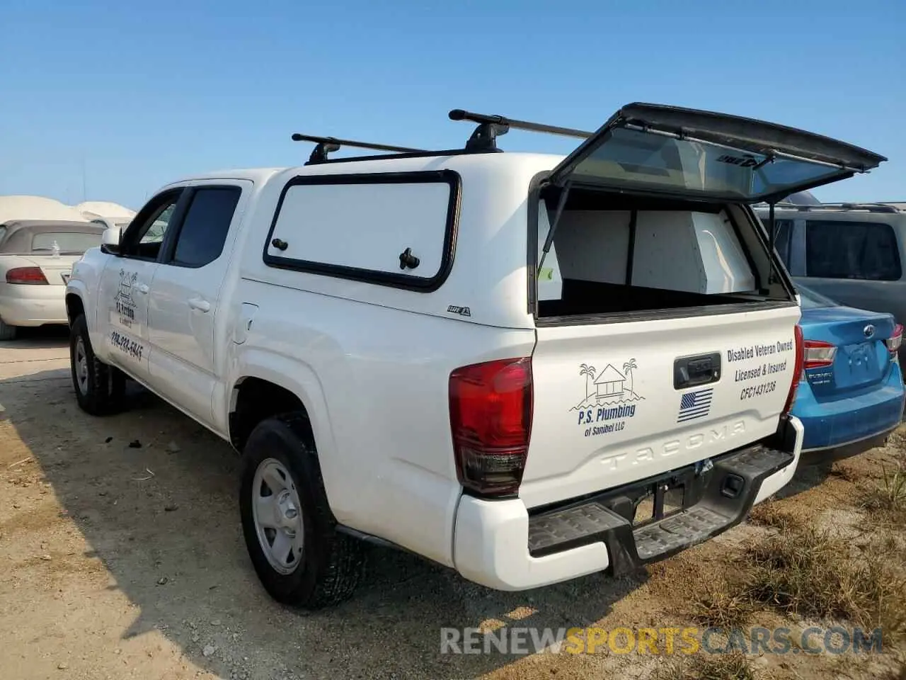 3 fotografías del automóvil dañado 3TYAX5GN6NT041952 TOYOTA TACOMA 2022