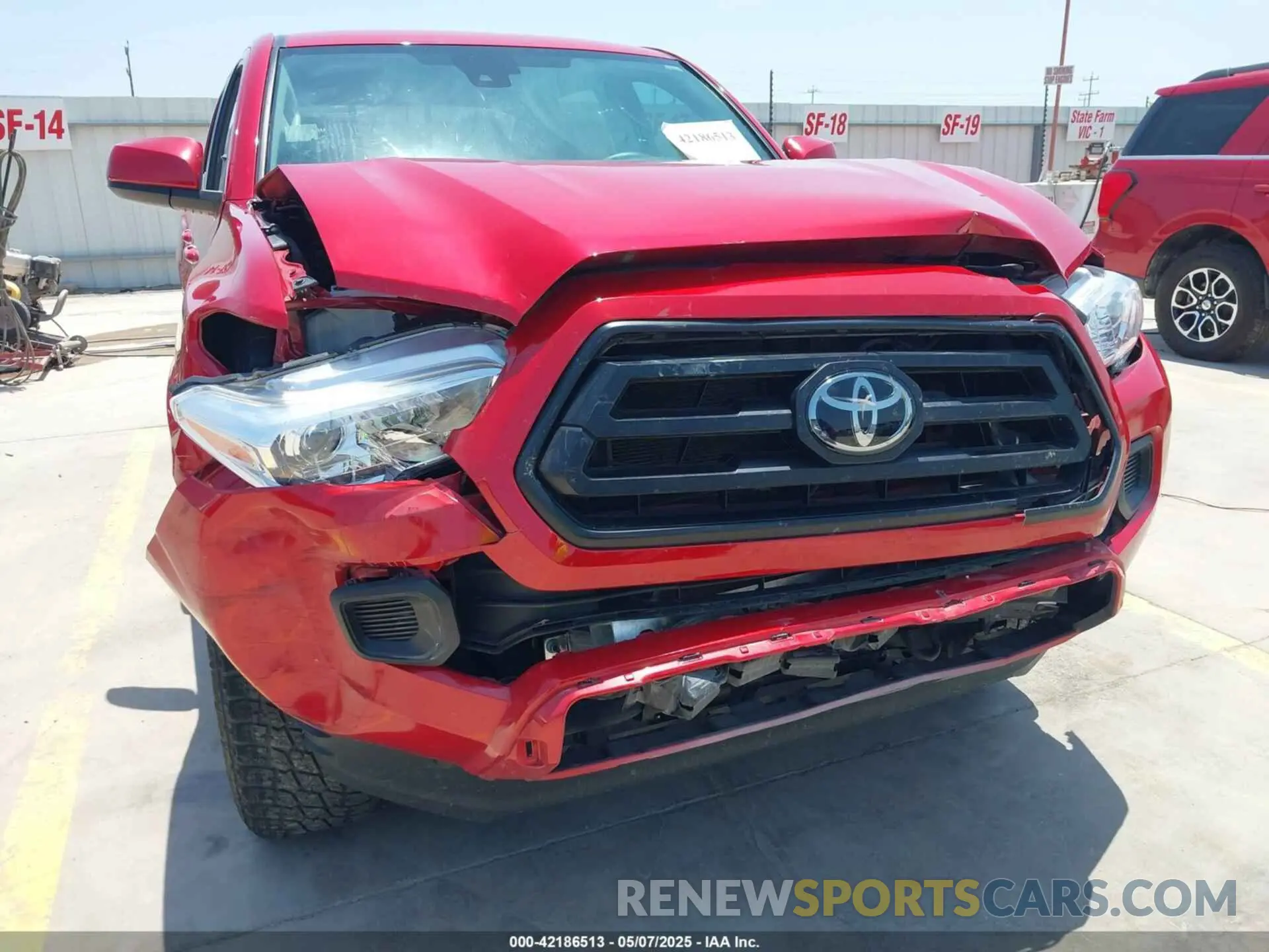 6 fotografías del automóvil dañado 3TYAX5GN6NT060646 TOYOTA TACOMA 2022