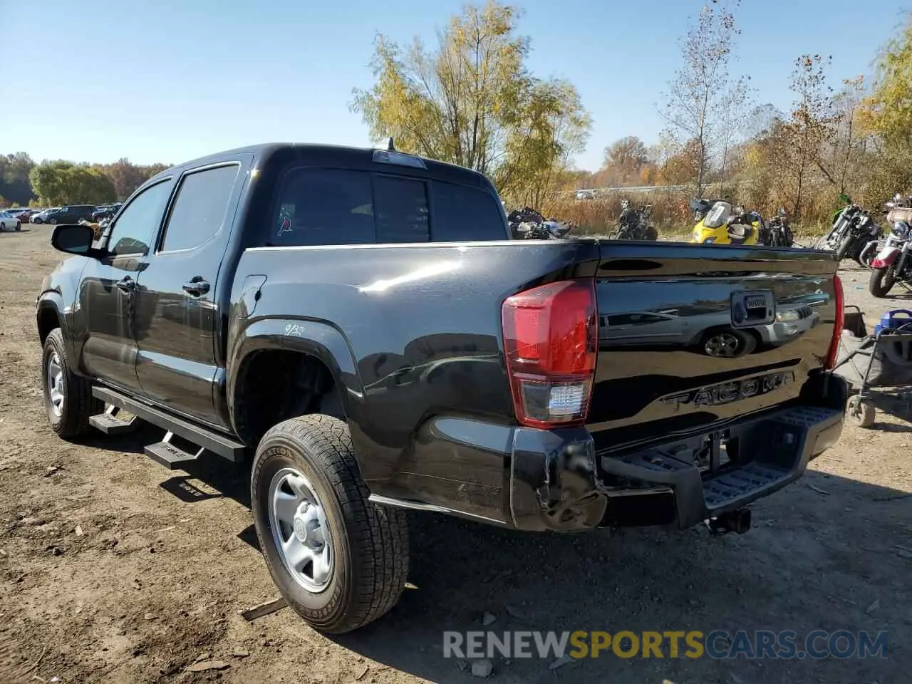 3 fotografías del automóvil dañado 3TYAX5GN8NT043315 TOYOTA TACOMA 2022