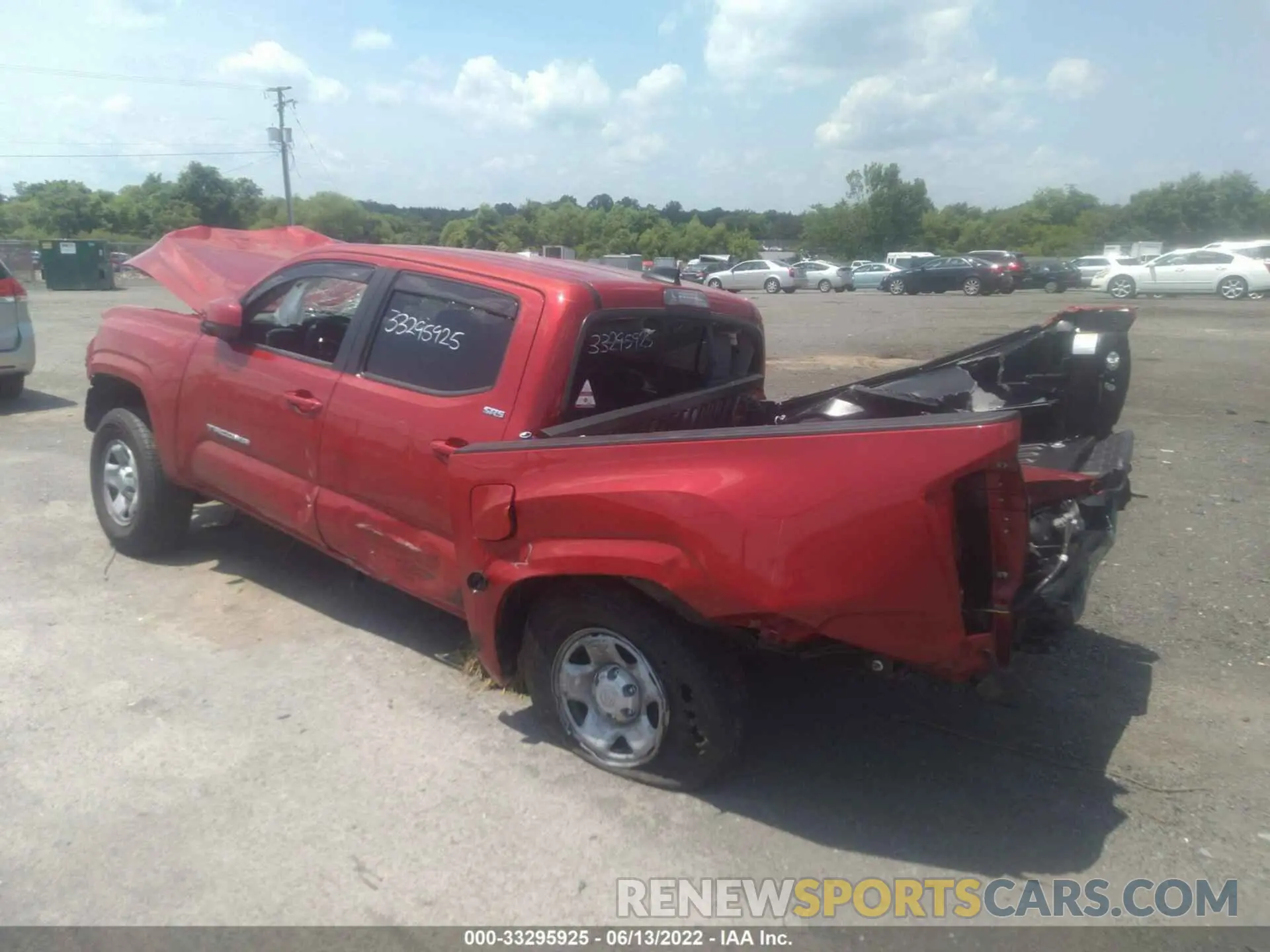 3 fotografías del automóvil dañado 3TYAX5GNXNT045017 TOYOTA TACOMA 2022