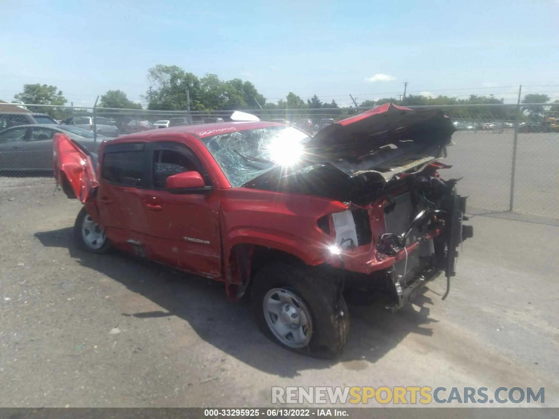 6 fotografías del automóvil dañado 3TYAX5GNXNT045017 TOYOTA TACOMA 2022