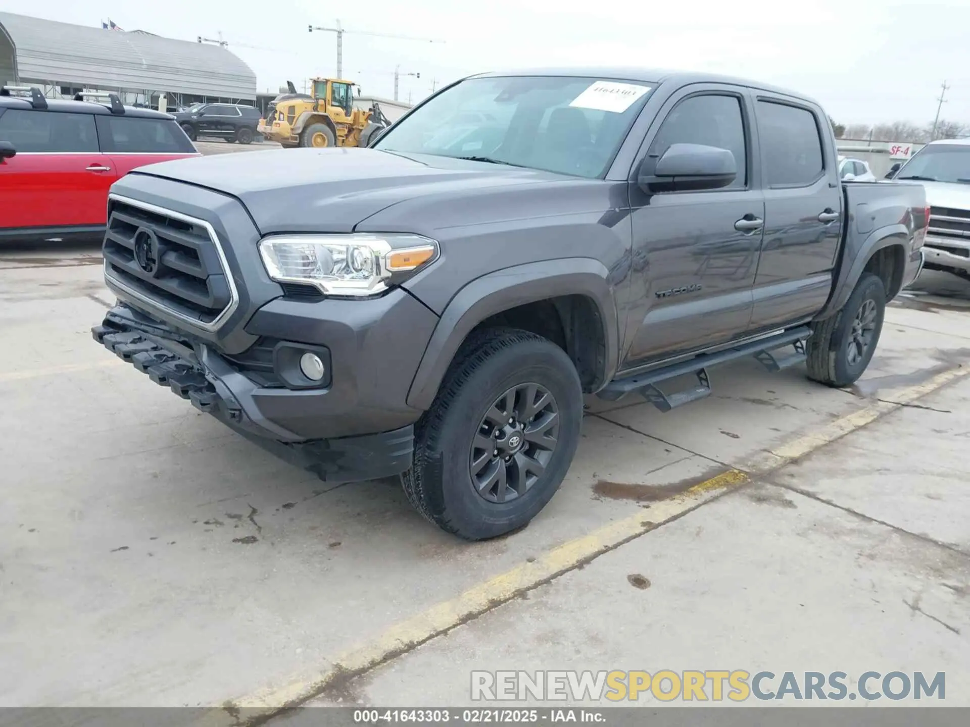 2 fotografías del automóvil dañado 3TYAX5GNXNT048581 TOYOTA TACOMA 2022