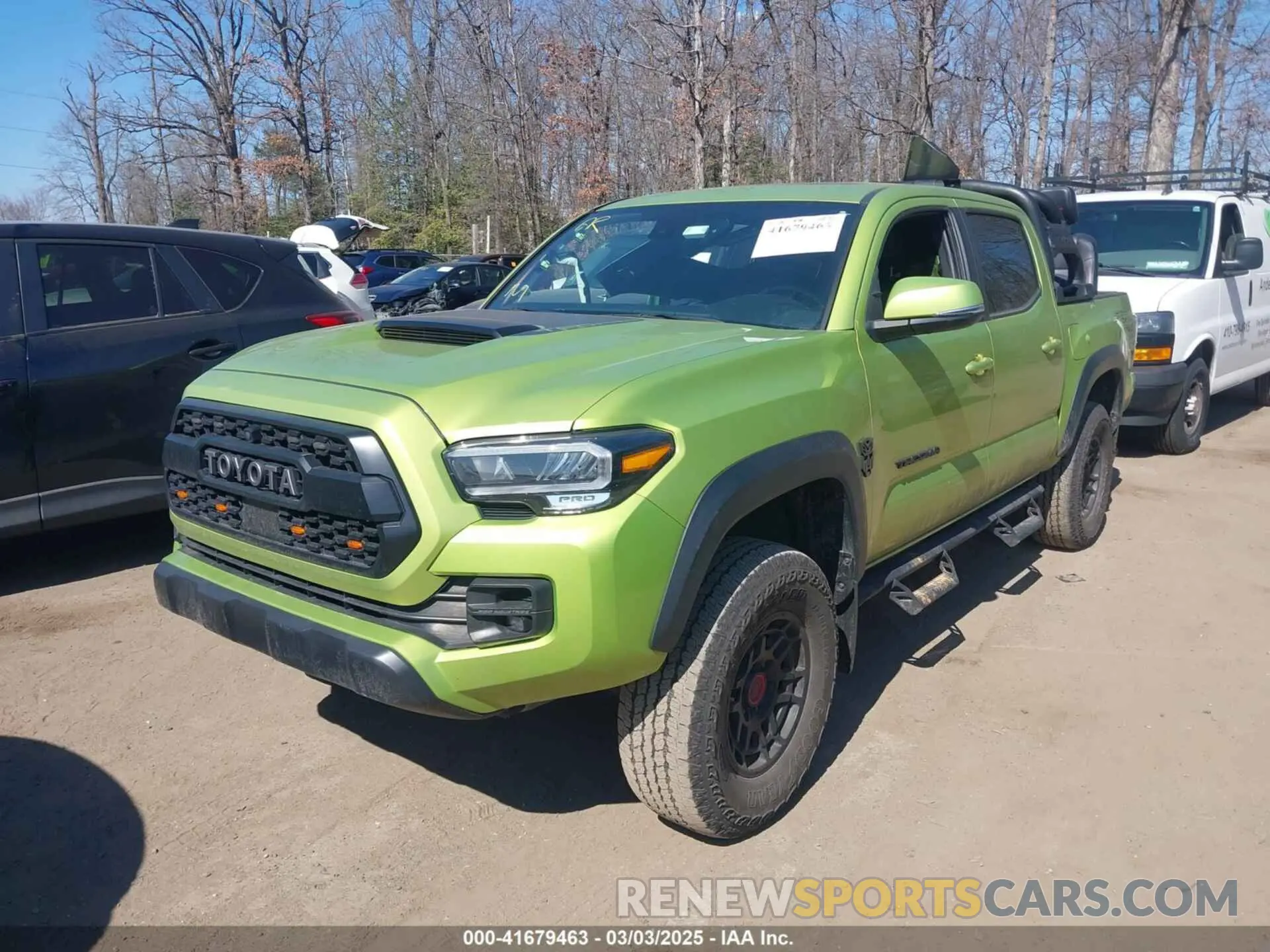 2 fotografías del automóvil dañado 3TYCZ5AN0NT069662 TOYOTA TACOMA 2022