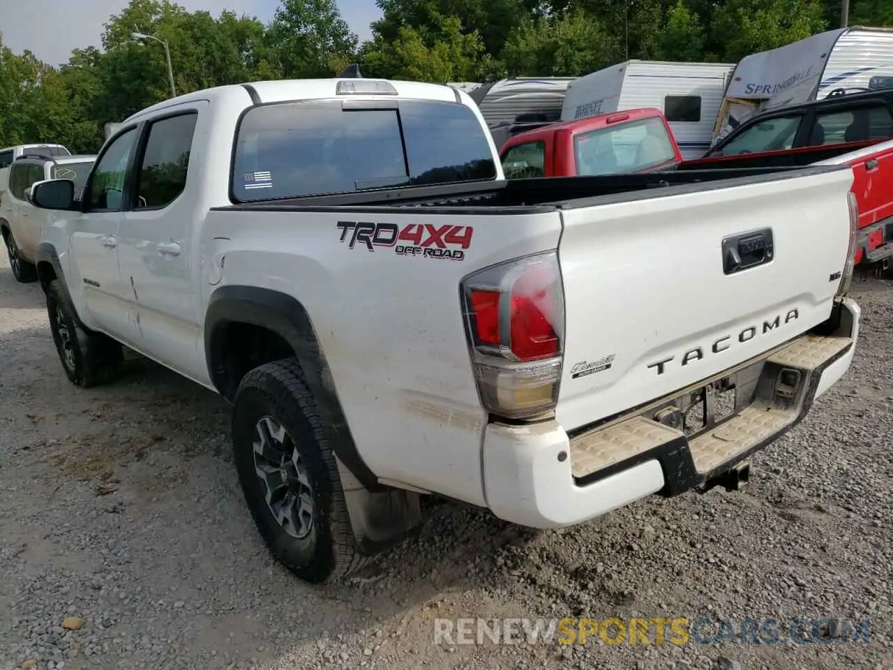 3 fotografías del automóvil dañado 3TYCZ5AN1NT056421 TOYOTA TACOMA 2022