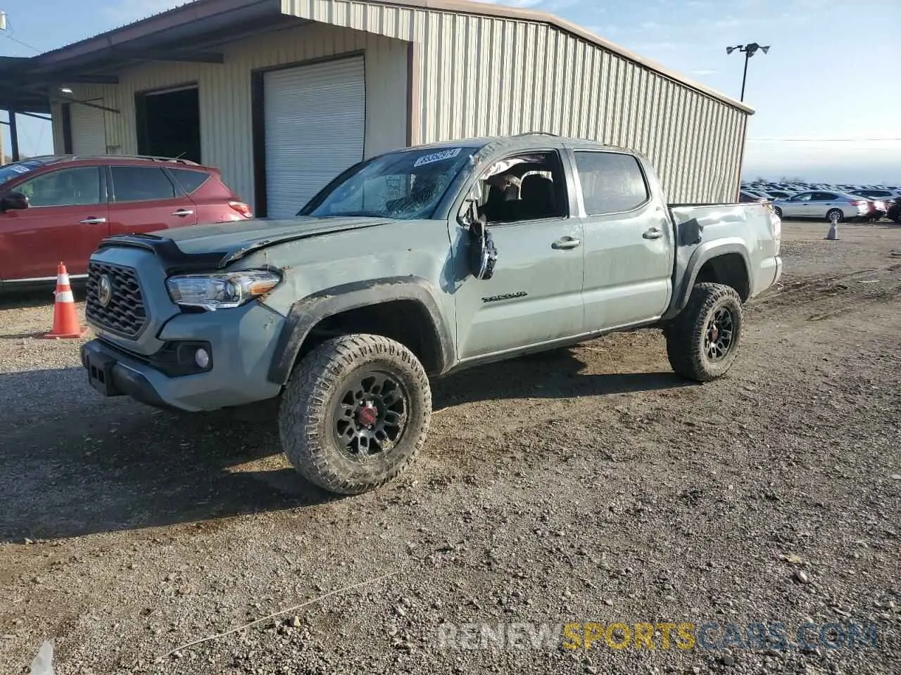 1 fotografías del automóvil dañado 3TYCZ5AN2NT090982 TOYOTA TACOMA 2022