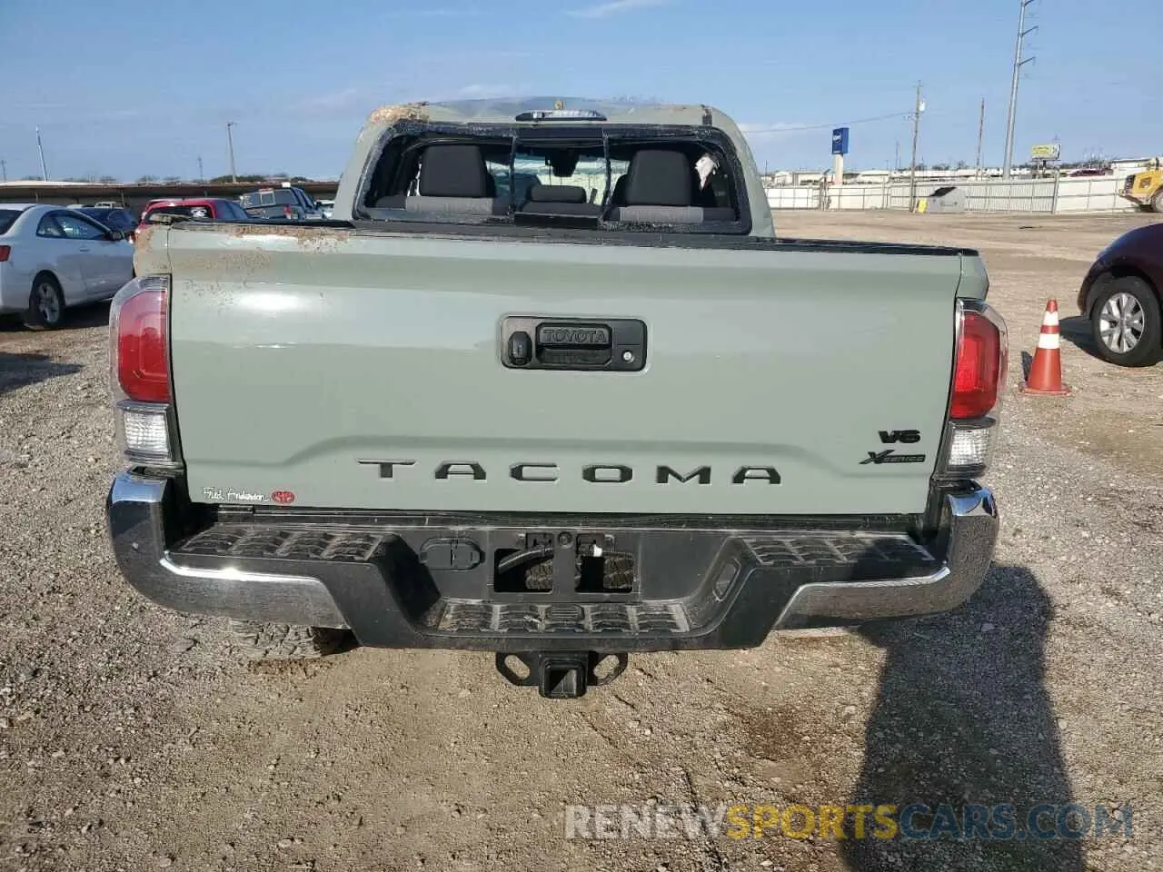 6 fotografías del automóvil dañado 3TYCZ5AN2NT090982 TOYOTA TACOMA 2022