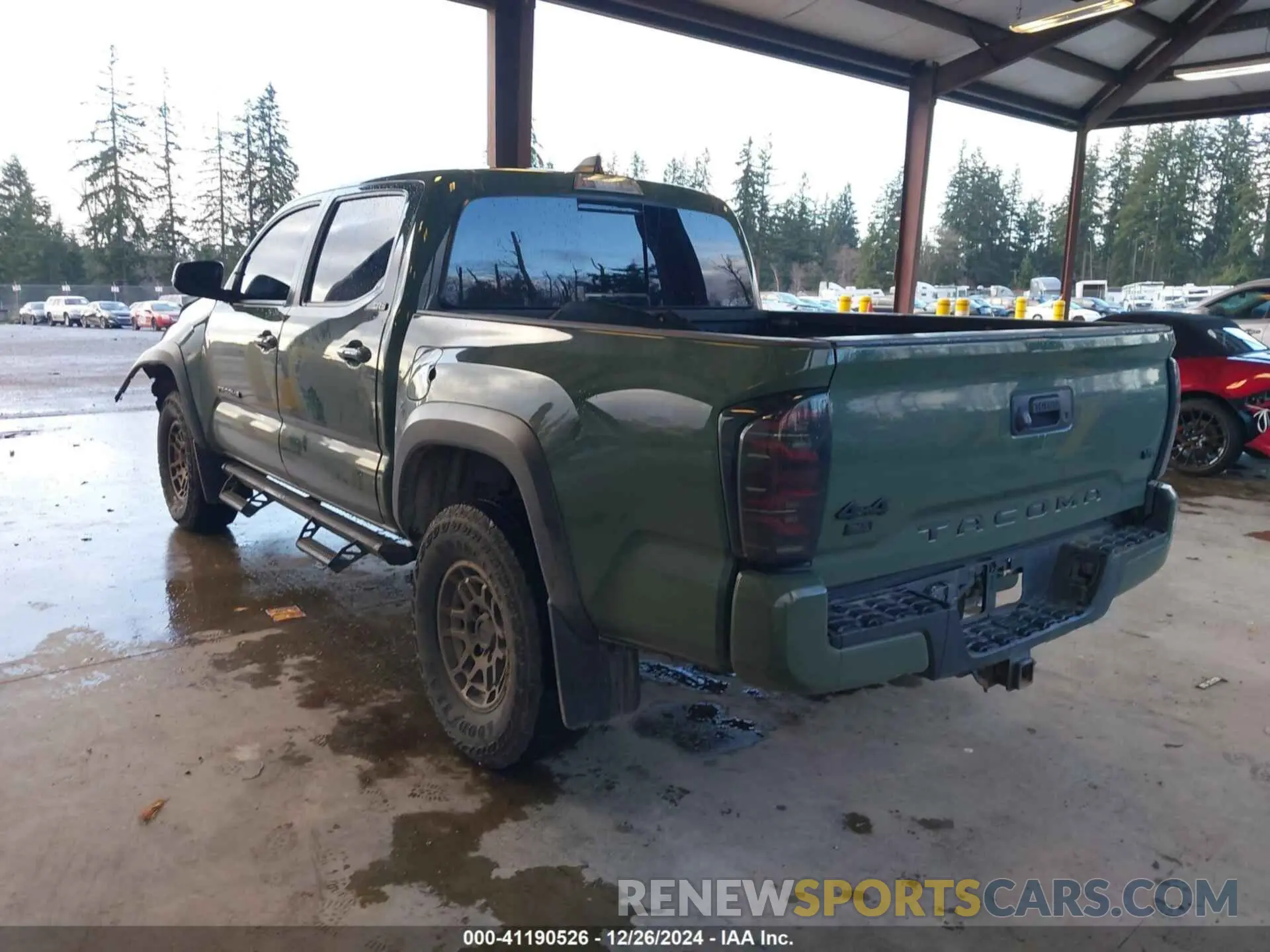 3 fotografías del automóvil dañado 3TYCZ5AN2NT093221 TOYOTA TACOMA 2022