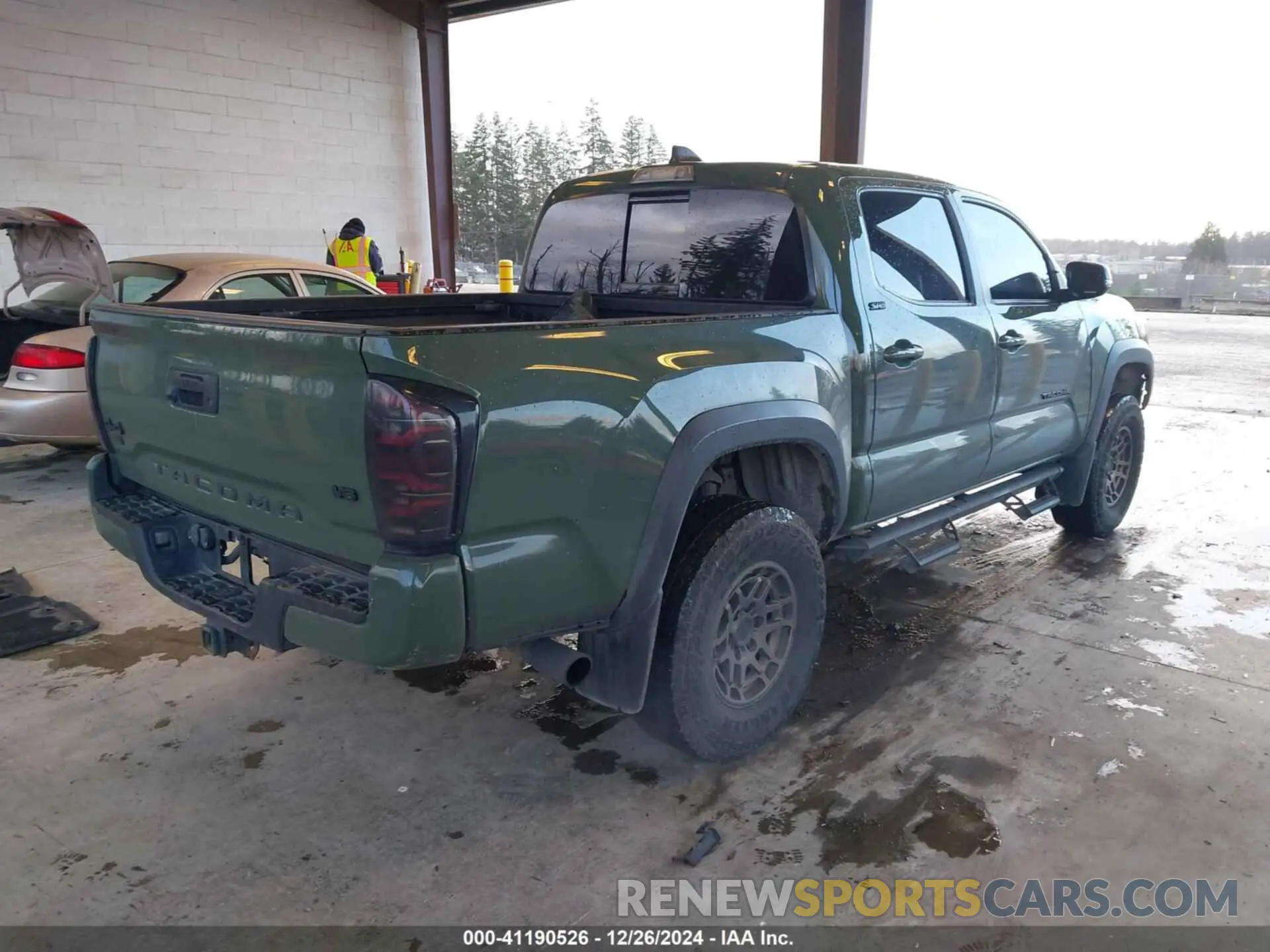 4 fotografías del automóvil dañado 3TYCZ5AN2NT093221 TOYOTA TACOMA 2022