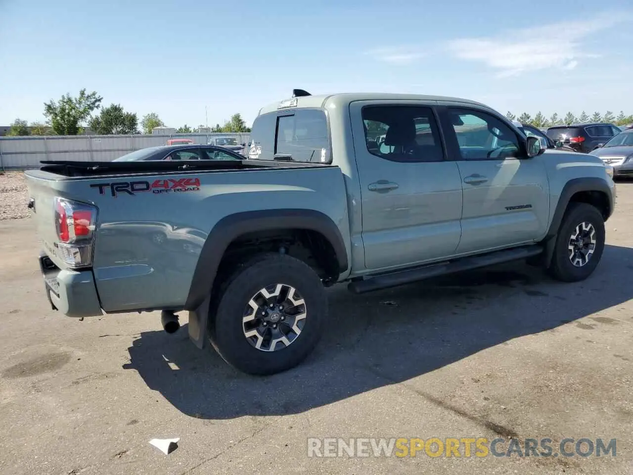 3 fotografías del automóvil dañado 3TYCZ5AN5NT101232 TOYOTA TACOMA 2022